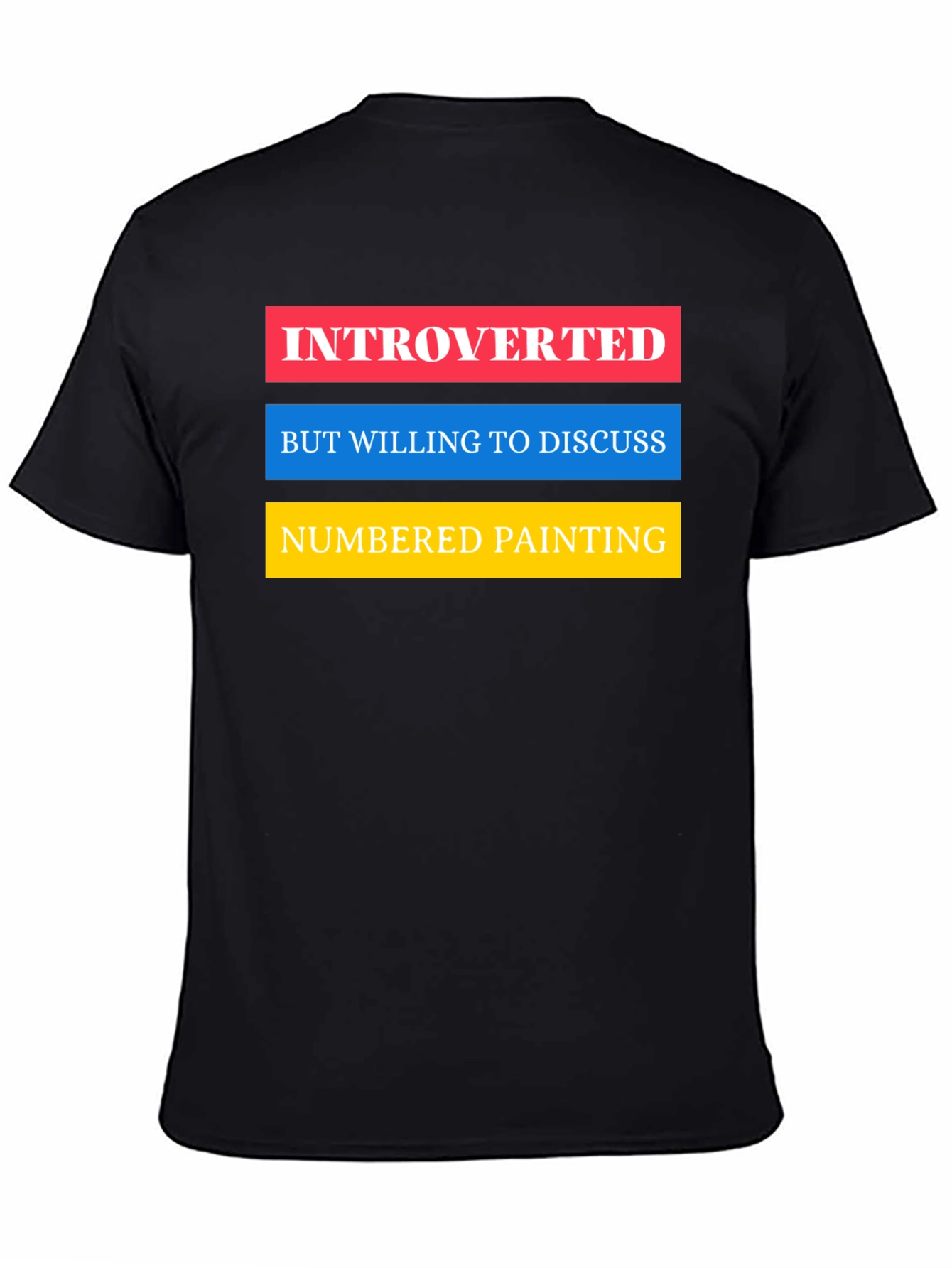 Introverted Numbered Painting T-Shirt