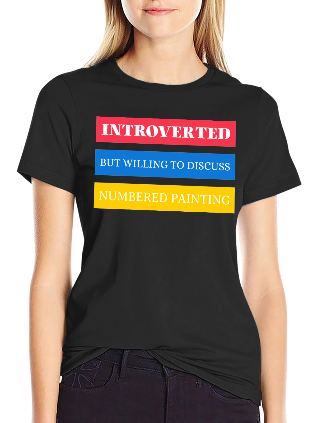 Introverted Numbered Painting T-Shirt