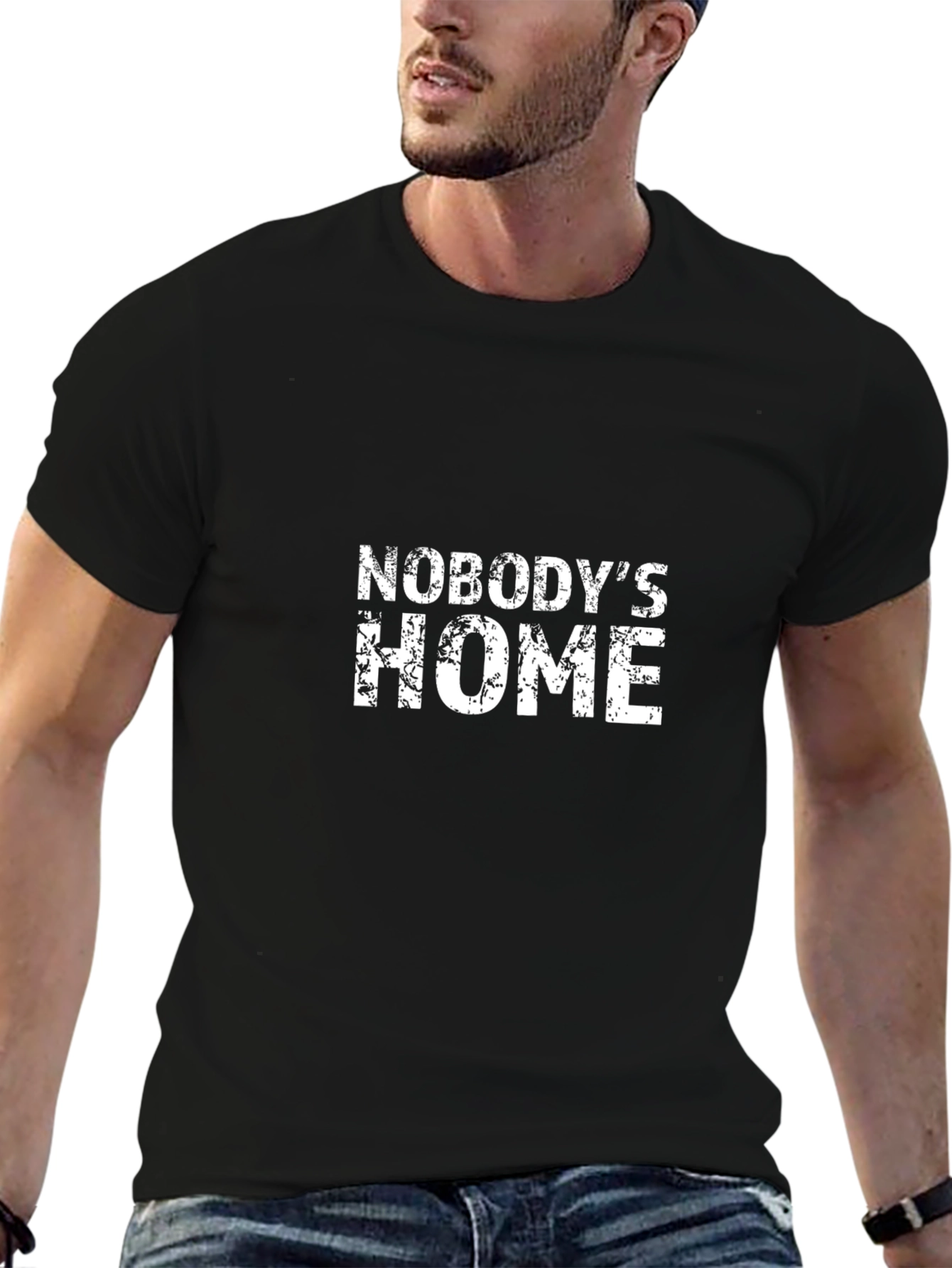 Nobodys Home Graphic Tee - Black T-Shirt