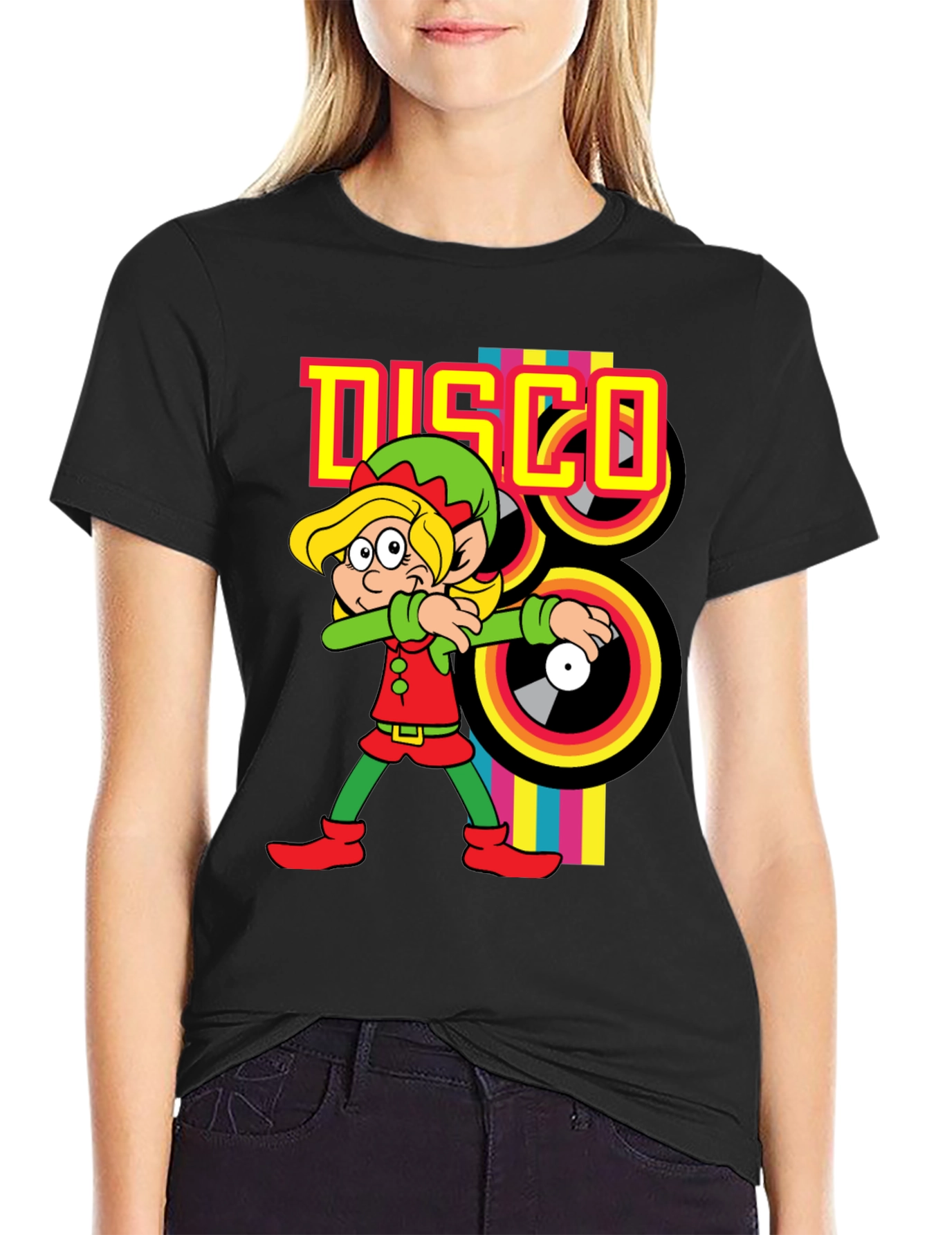 Retro Disco Elf T-Shirt