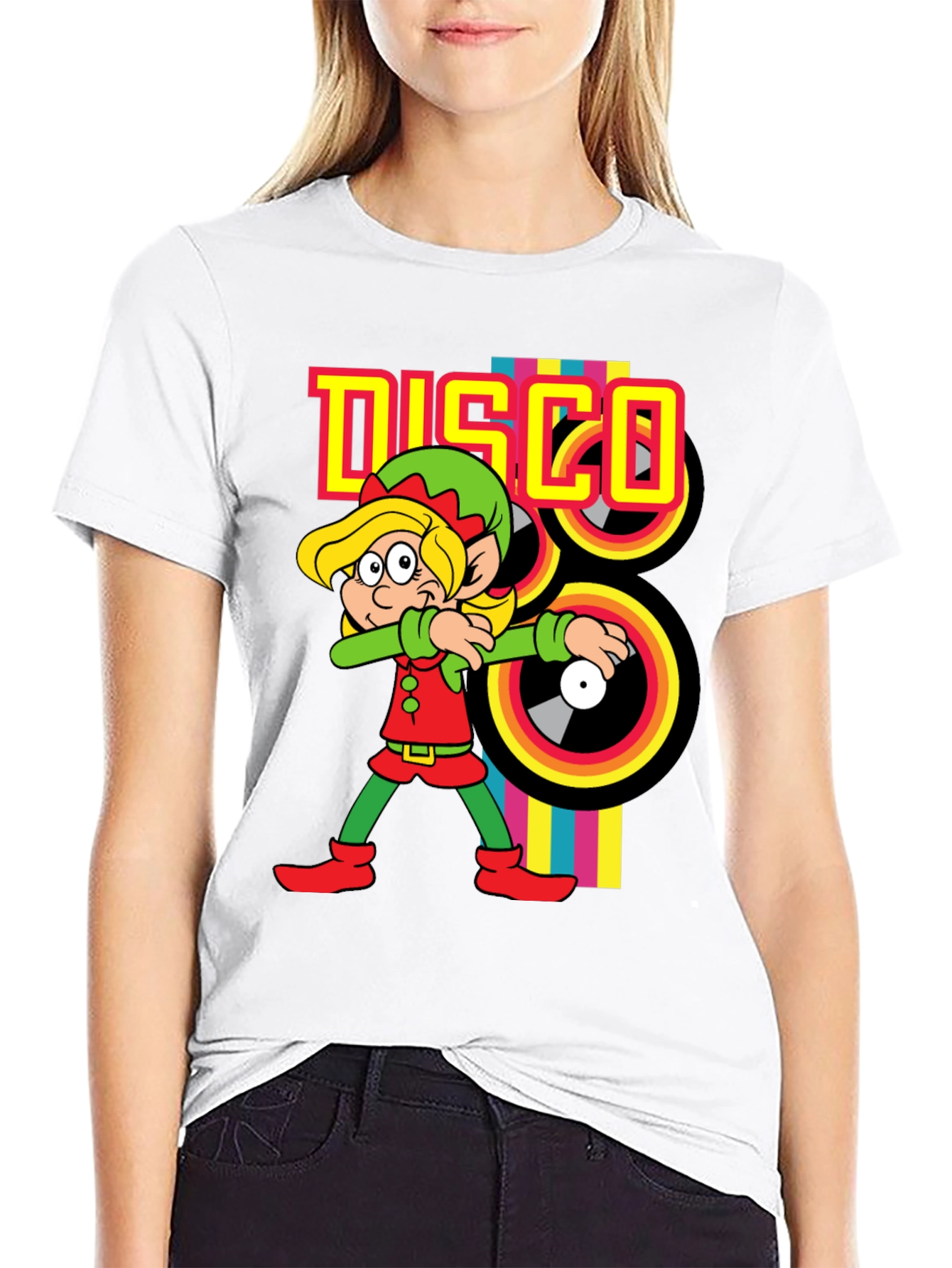 Retro Disco Elf T-Shirt