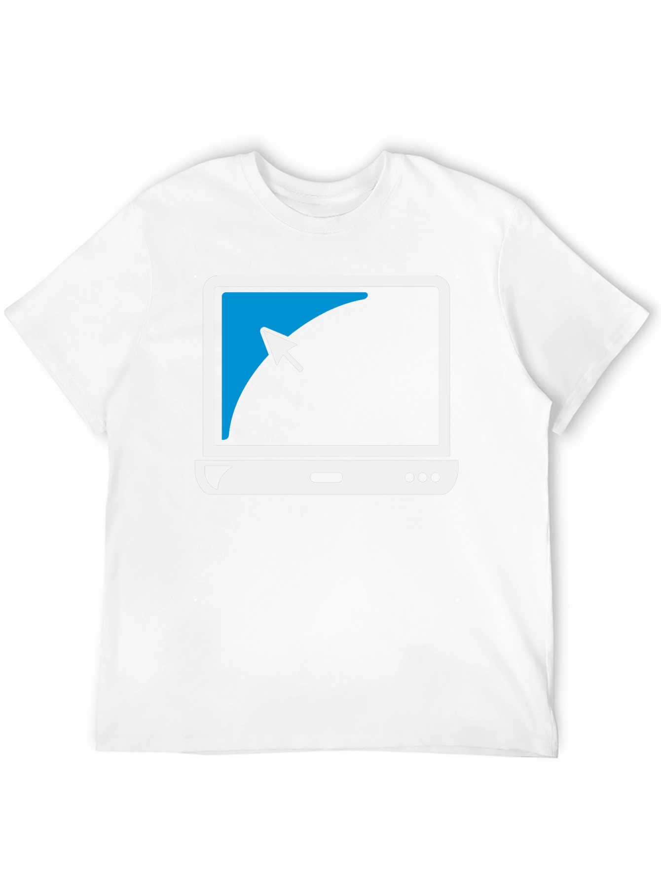Geek Chic Laptop Tee: Cool Computer Graphic T-Shirt