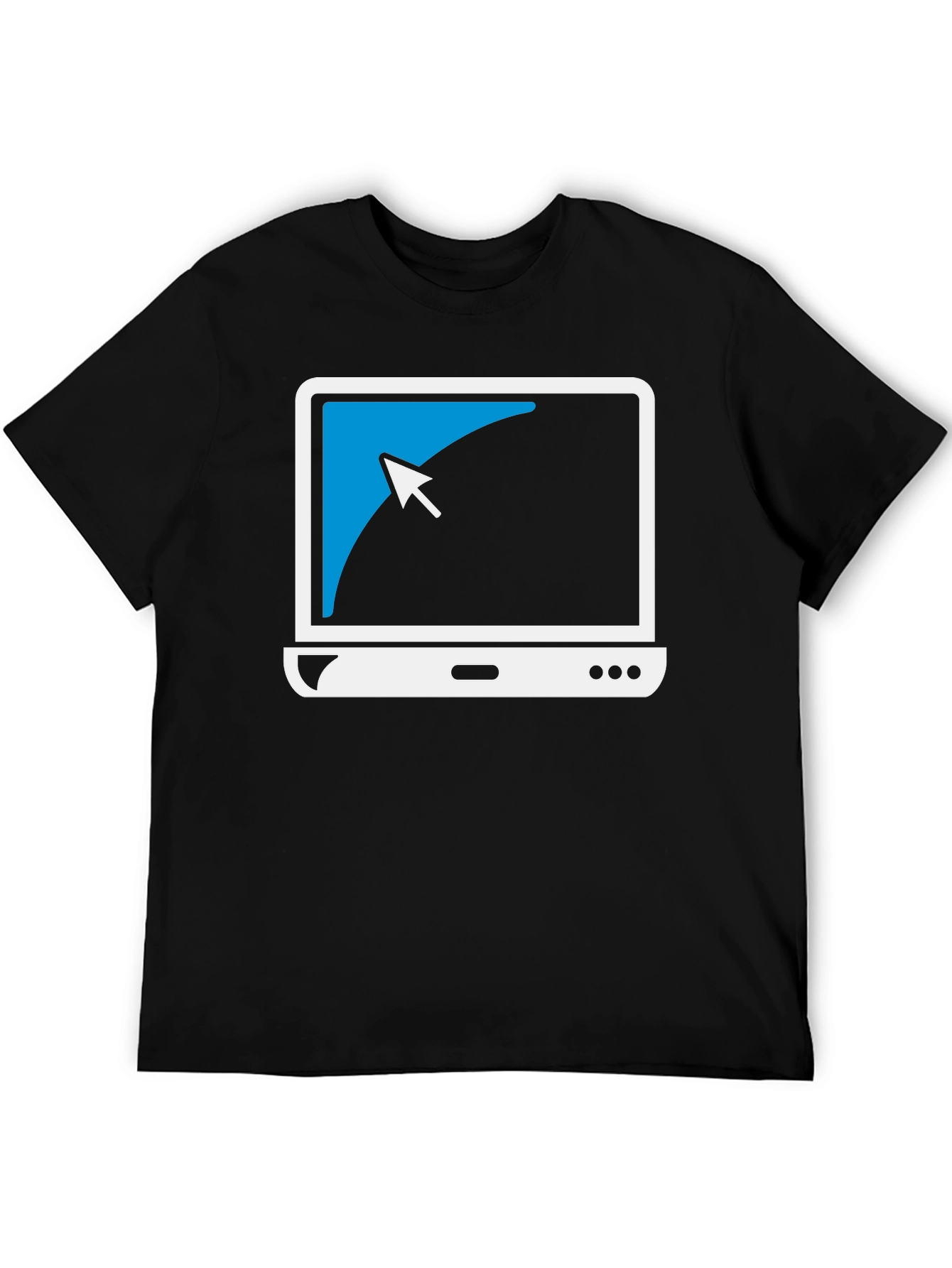 Geek Chic Laptop Tee: Cool Computer Graphic T-Shirt