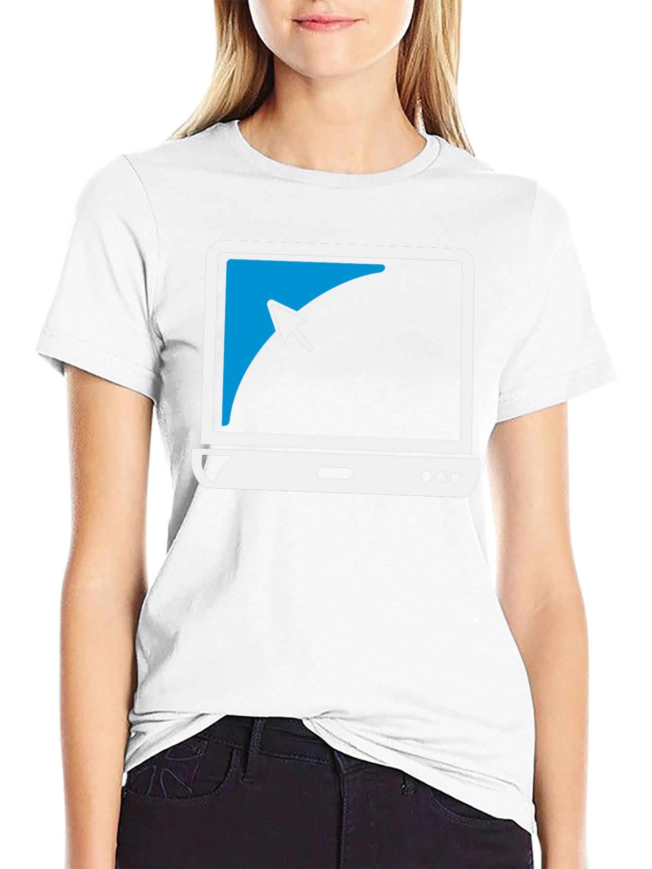 Geek Chic Laptop Tee: Cool Computer Graphic T-Shirt