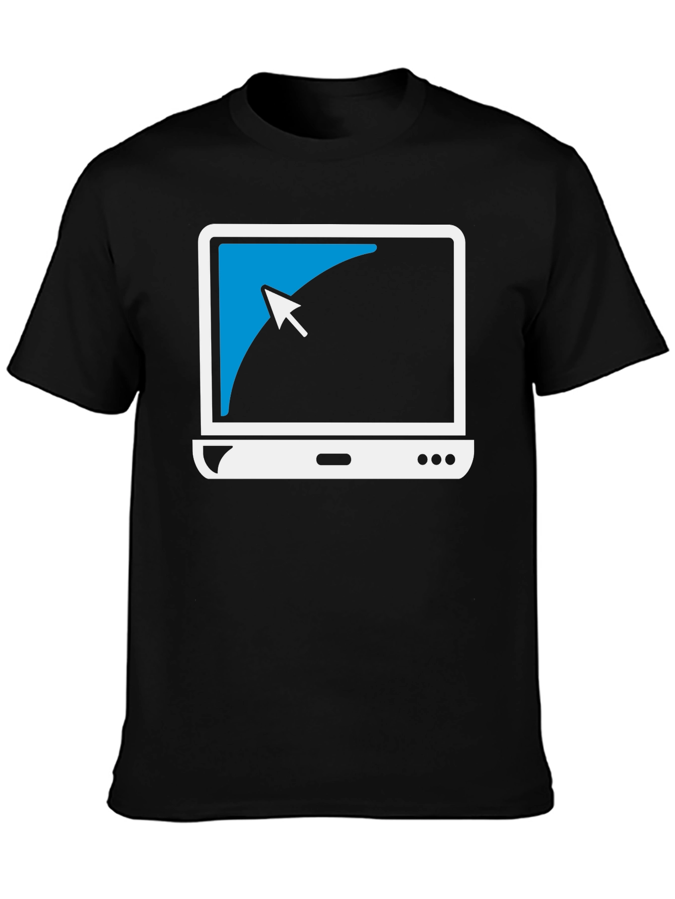 Geek Chic Laptop Tee: Cool Computer Graphic T-Shirt