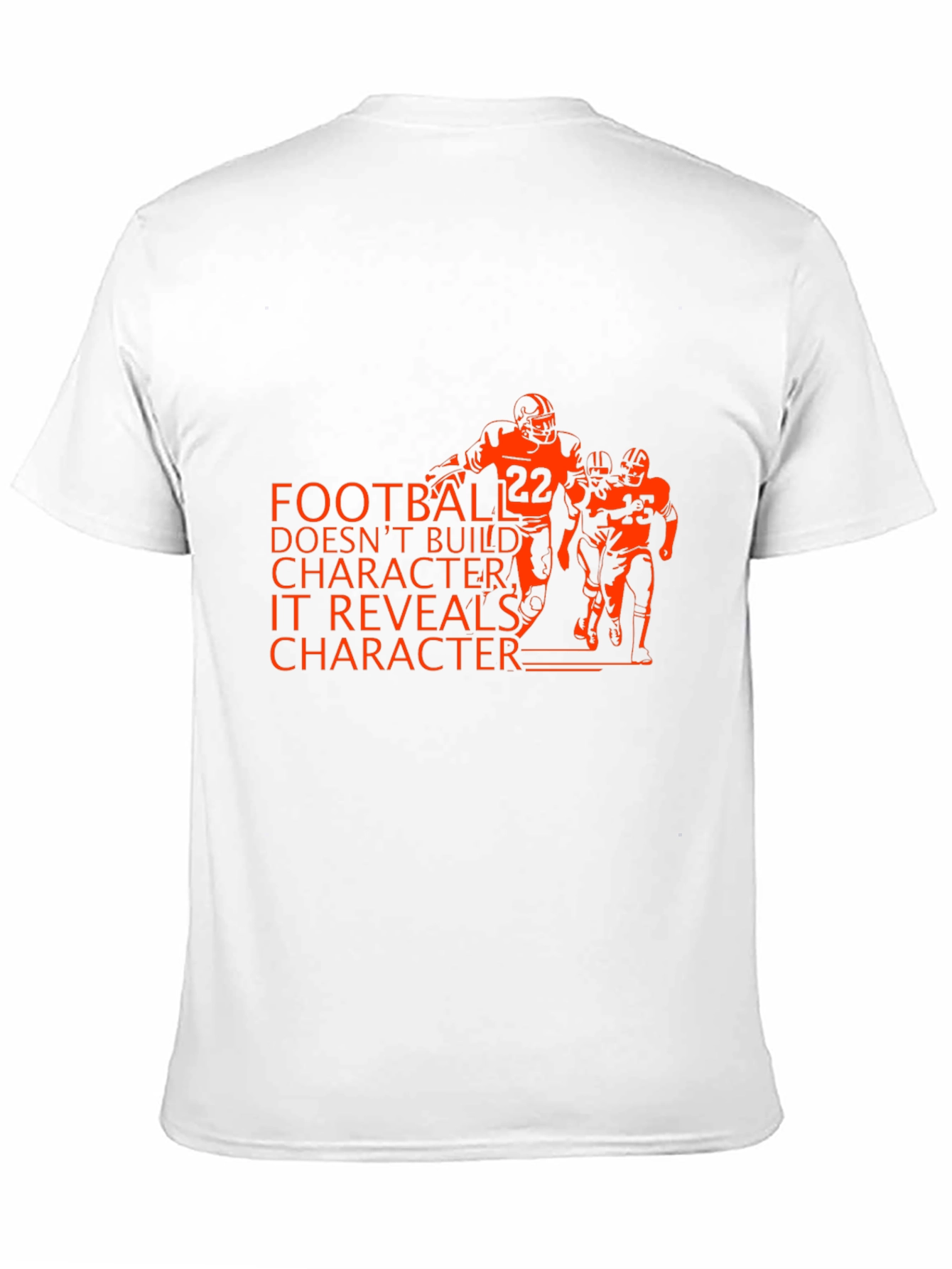 Football Reveals Character Black T-Shirt