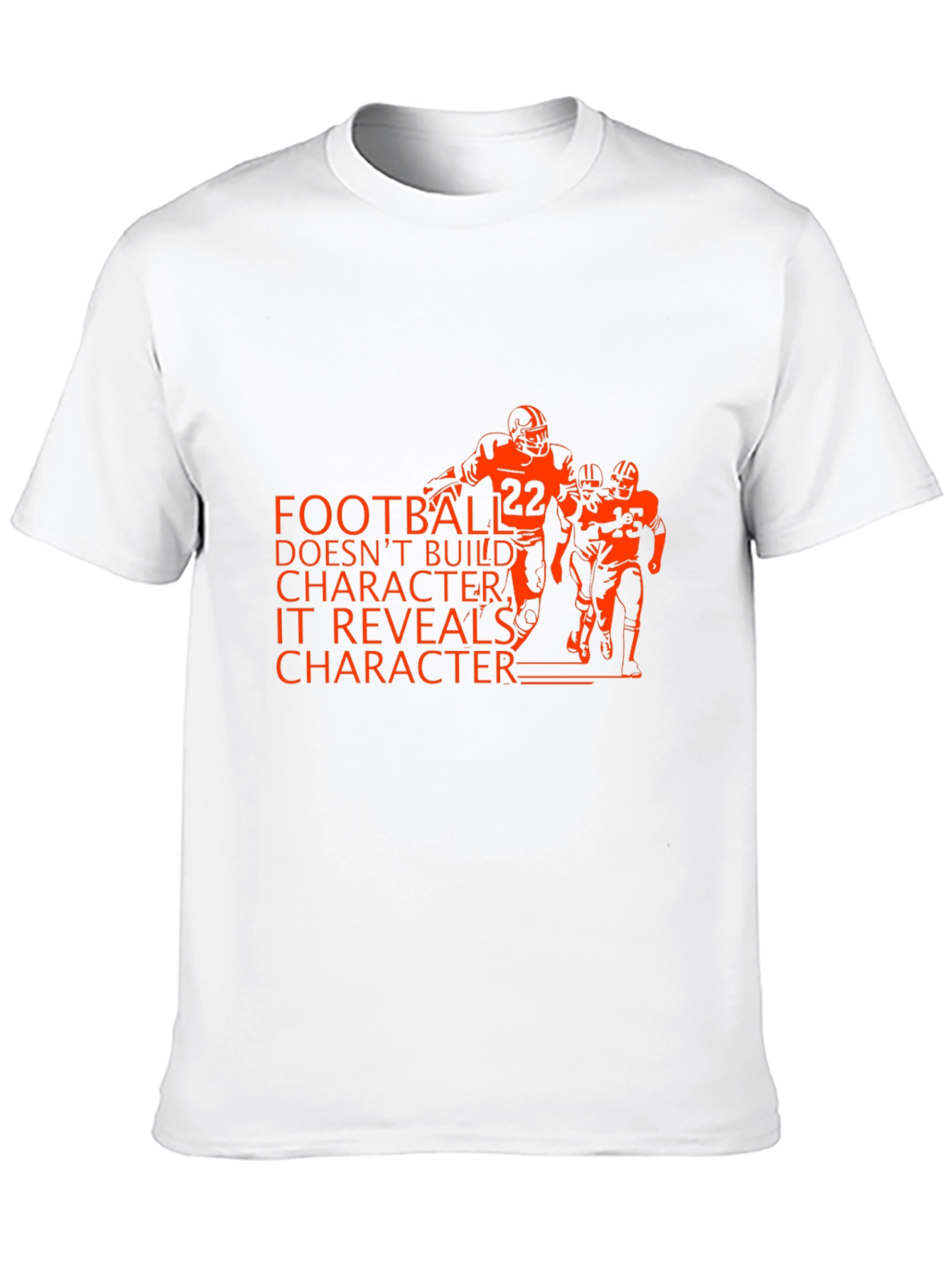 Football Reveals Character Black T-Shirt