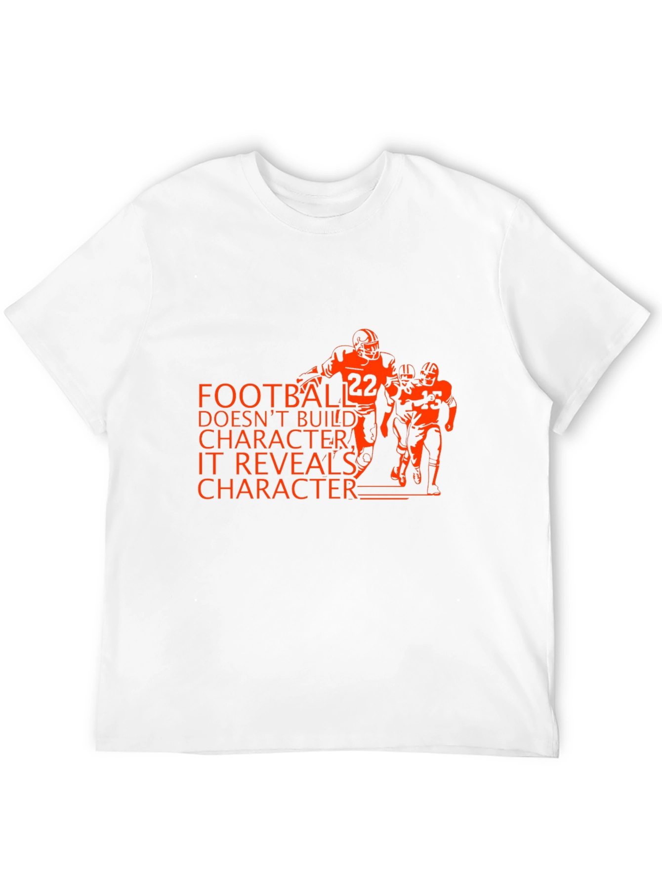 Football Reveals Character Black T-Shirt