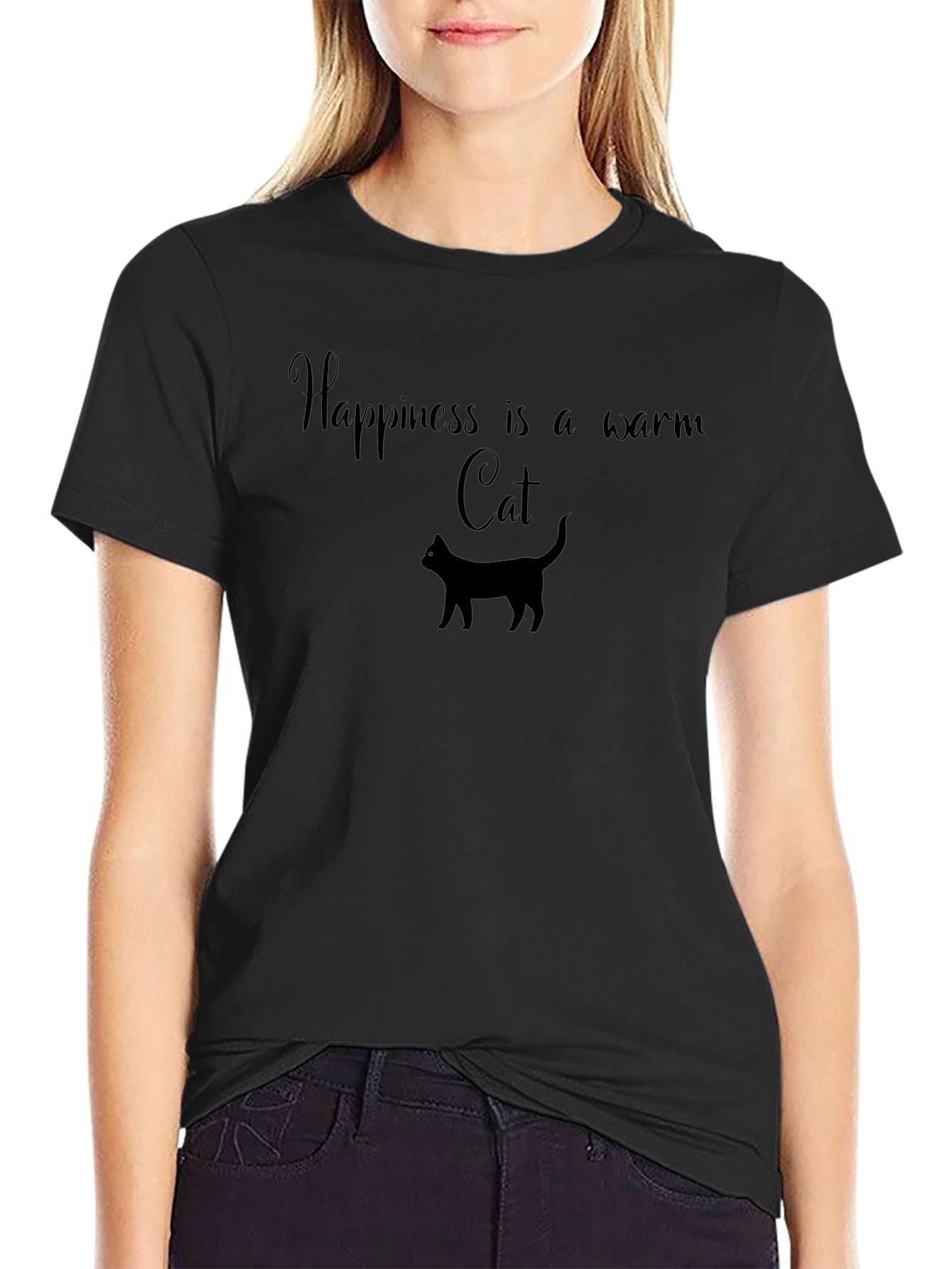 Happiness is a Warm Cat T-Shirt