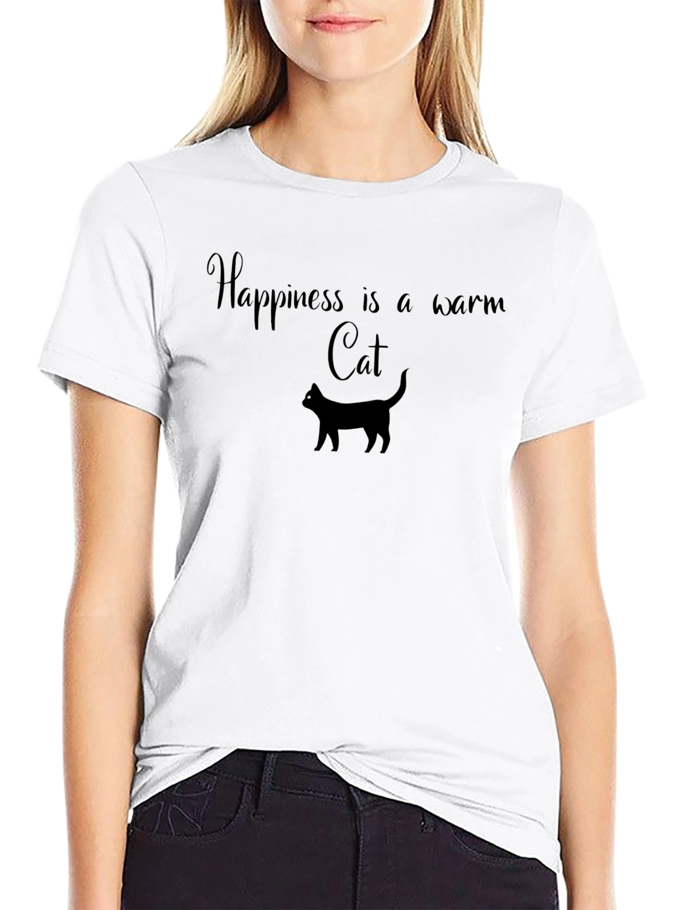 Happiness is a Warm Cat T-Shirt