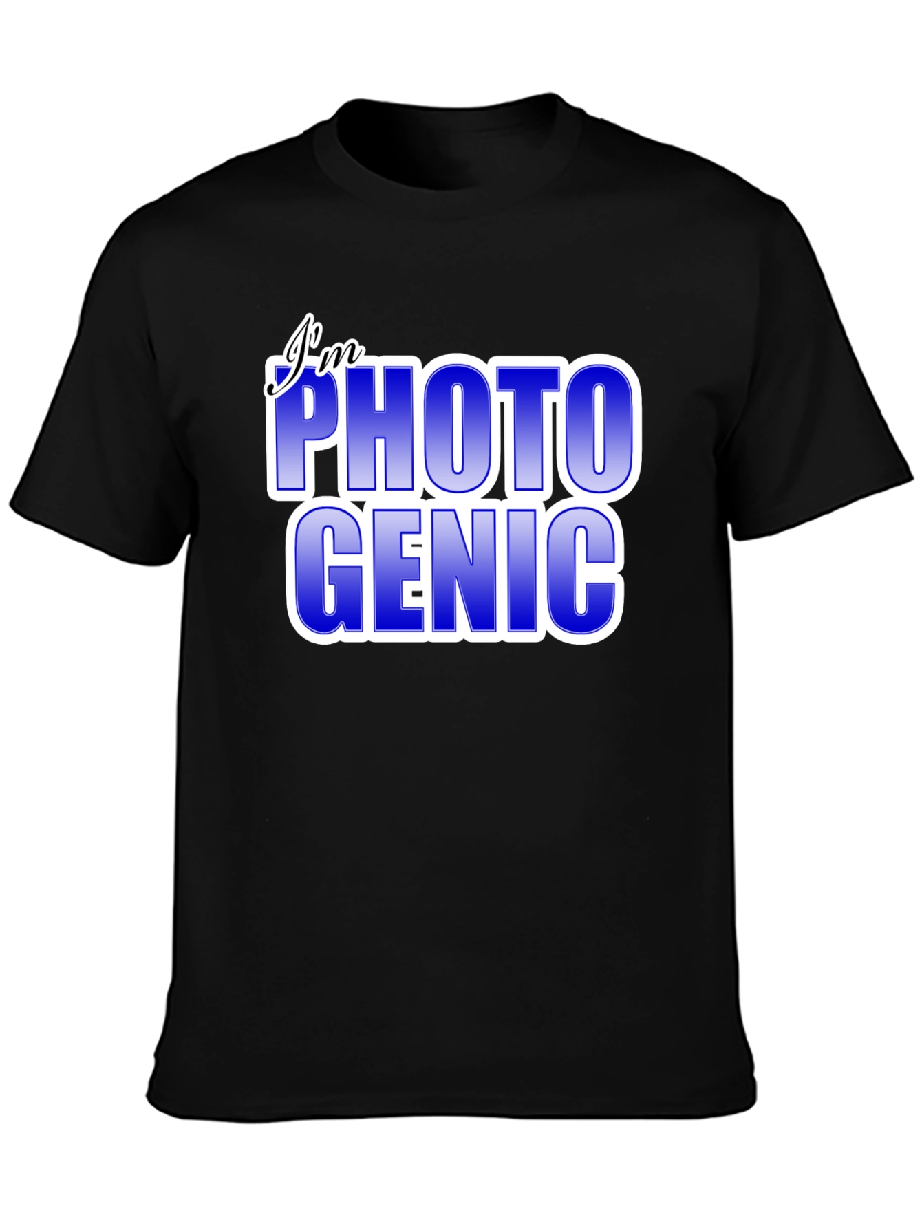 Im Photogenic Black T-Shirt