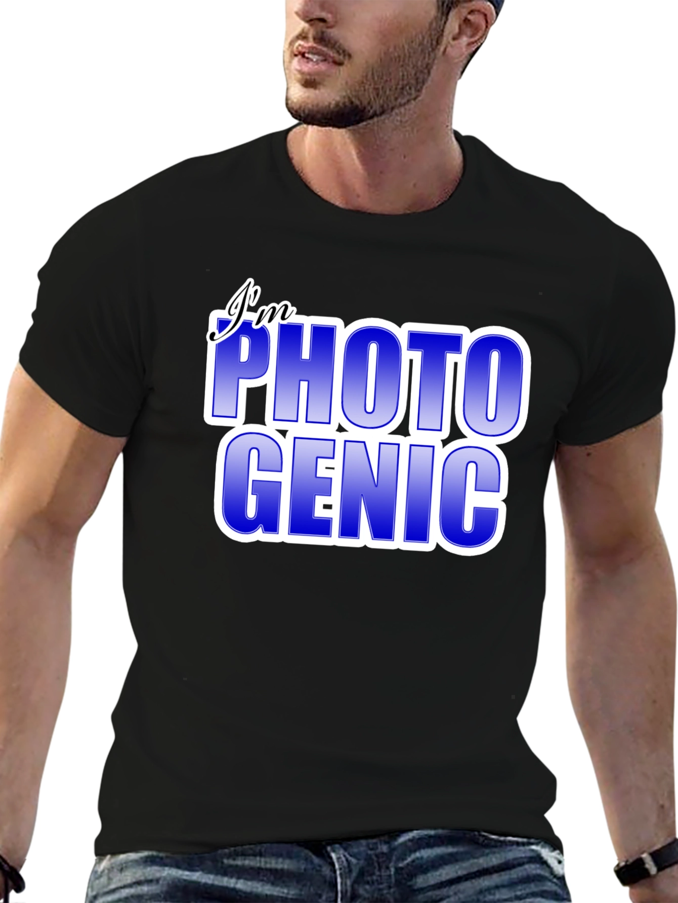 Im Photogenic Black T-Shirt