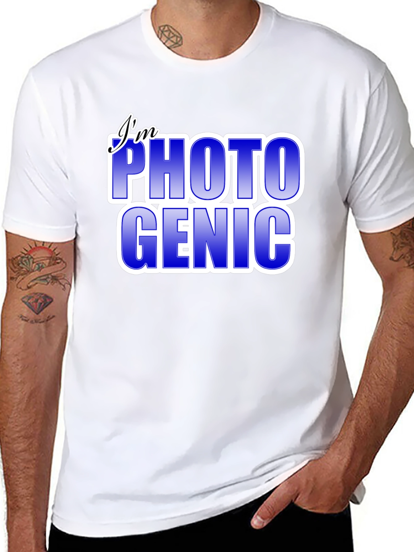 Im Photogenic Black T-Shirt