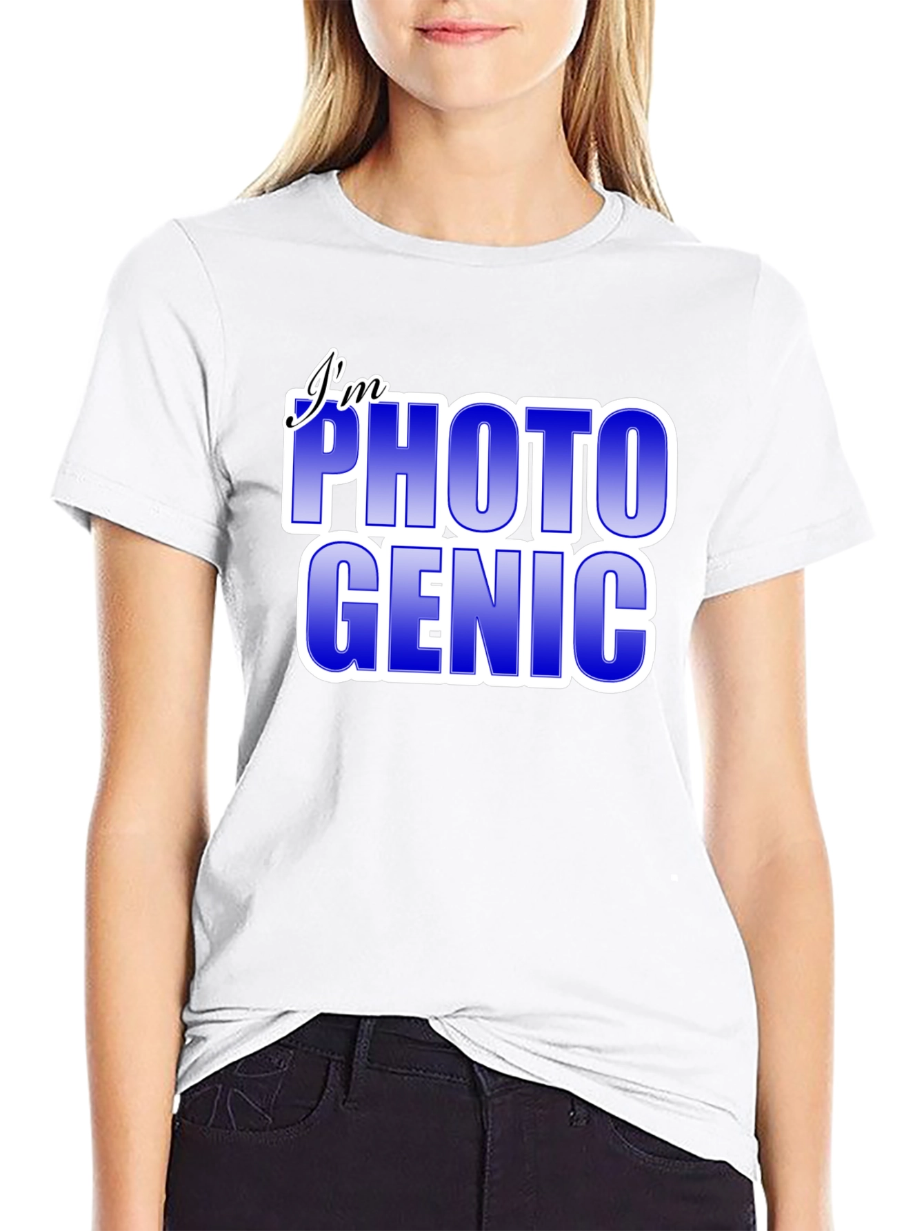 Im Photogenic Black T-Shirt