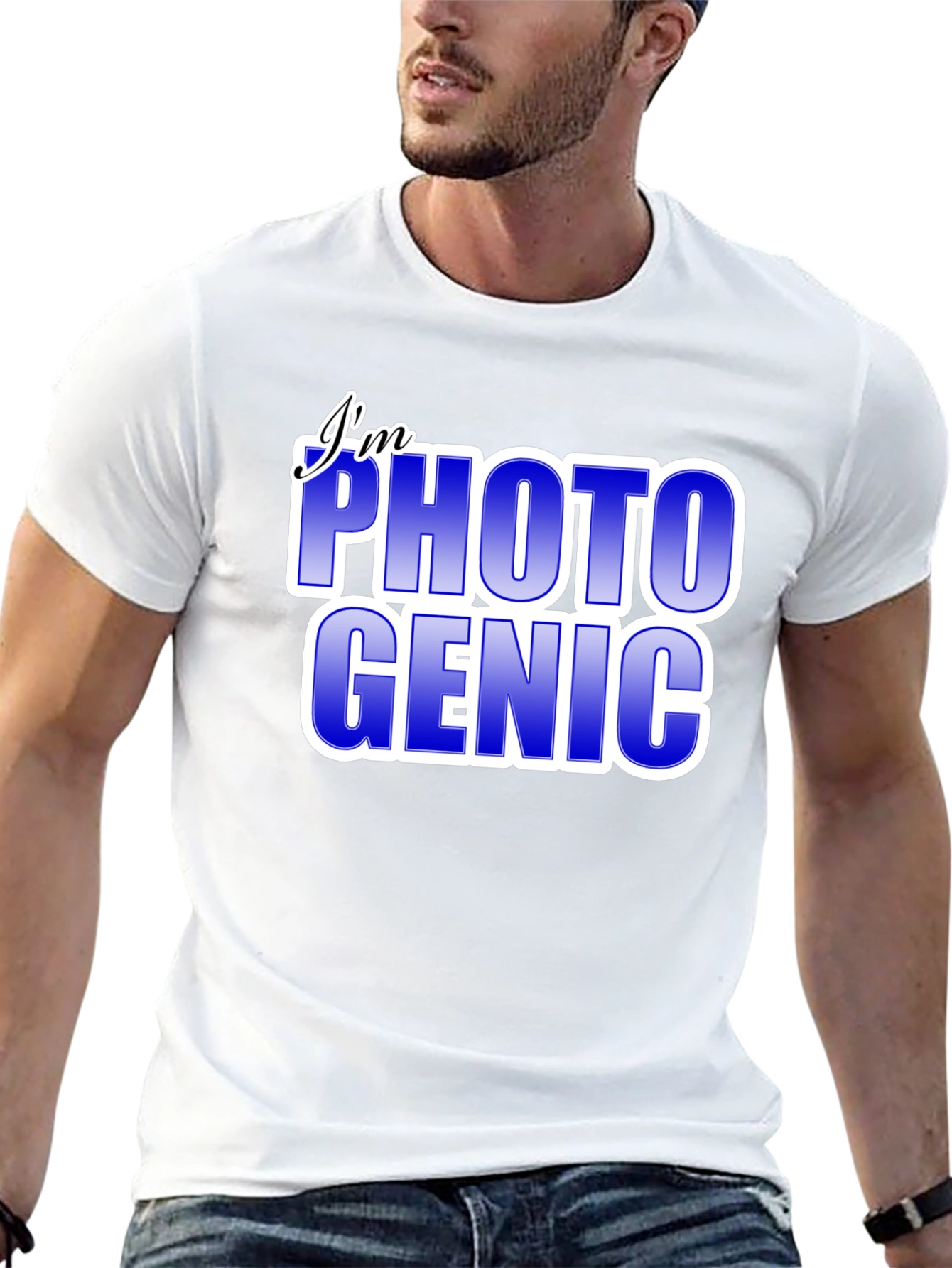 Im Photogenic Black T-Shirt