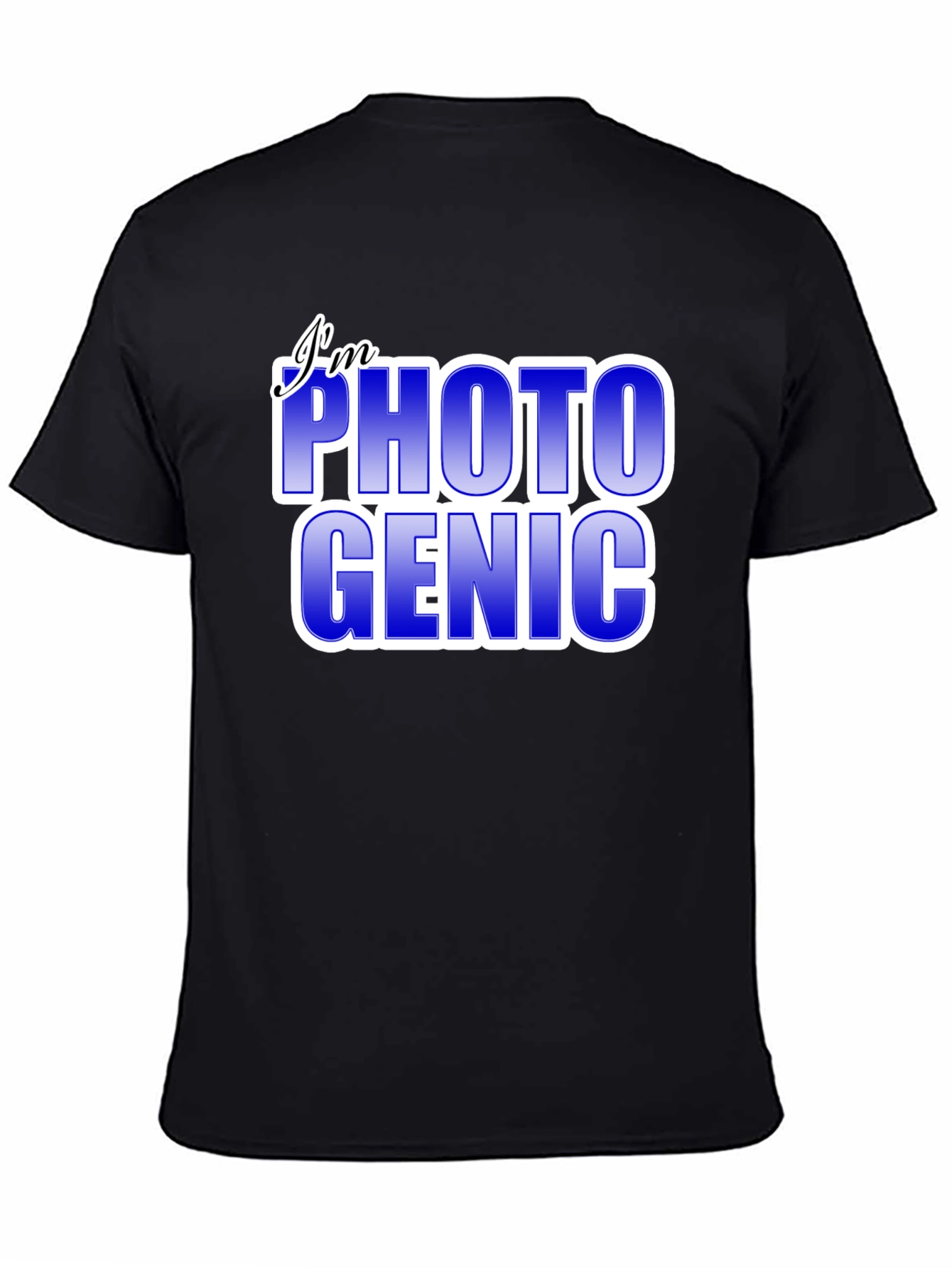 Im Photogenic Black T-Shirt