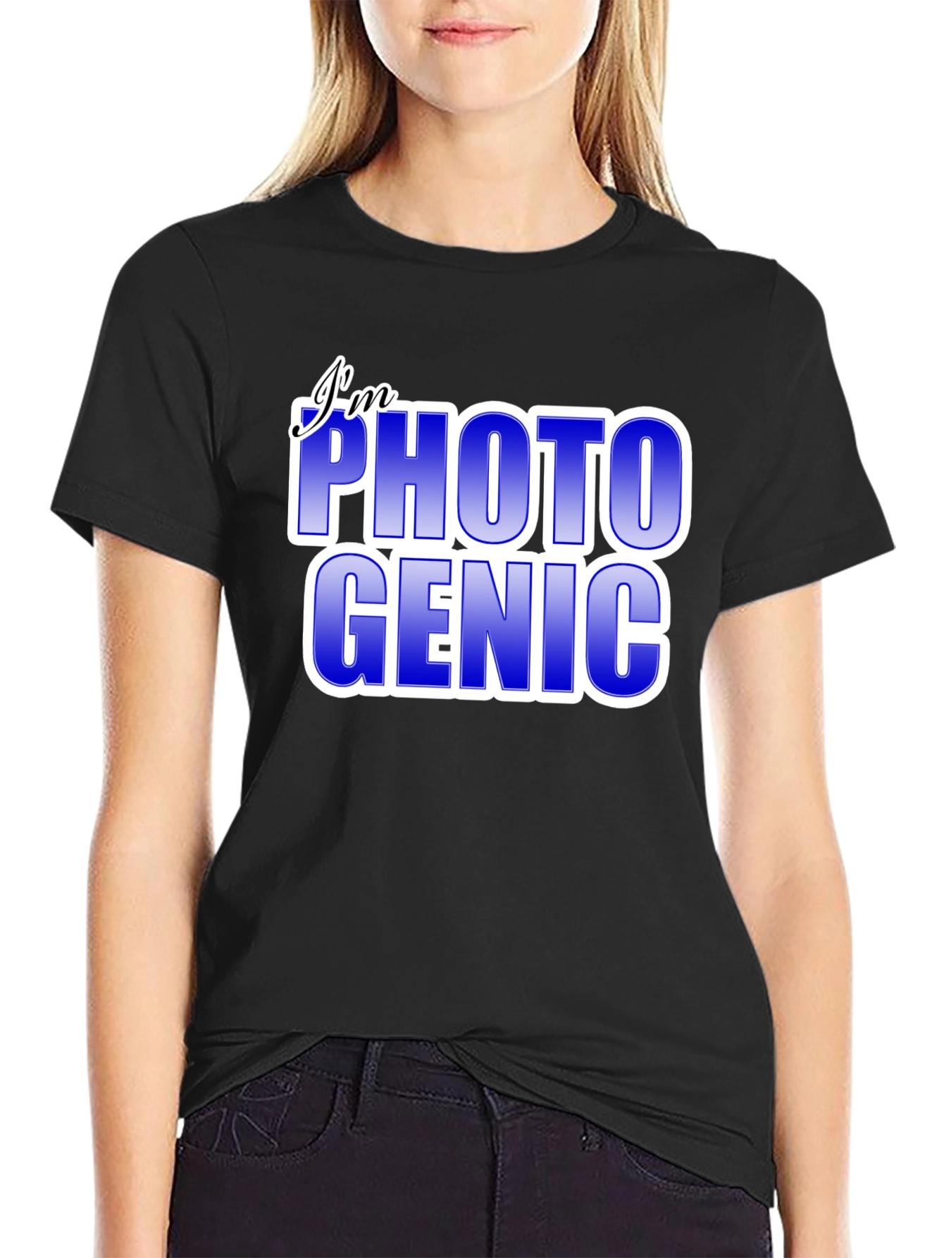 Im Photogenic Black T-Shirt