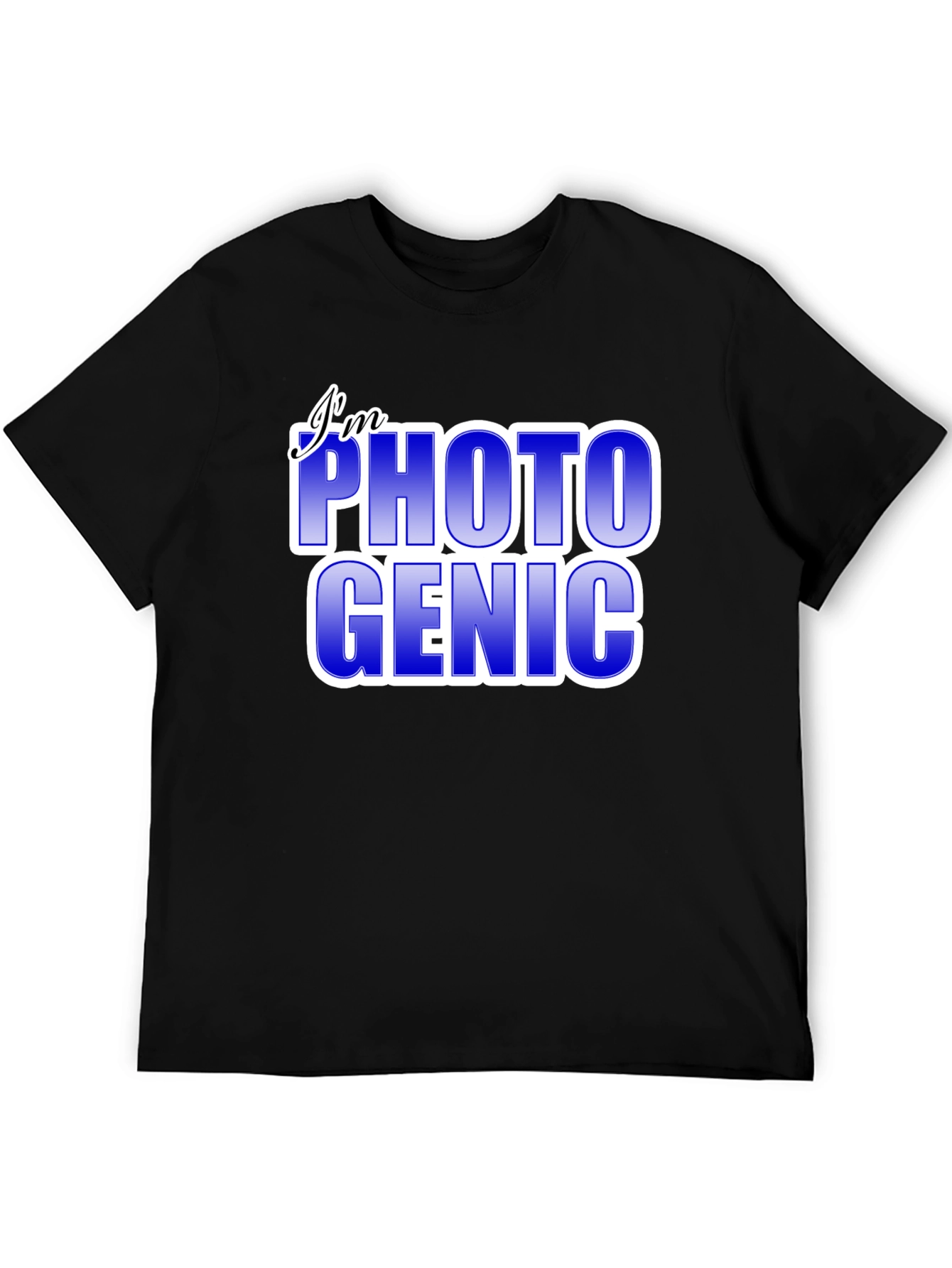 Im Photogenic Black T-Shirt