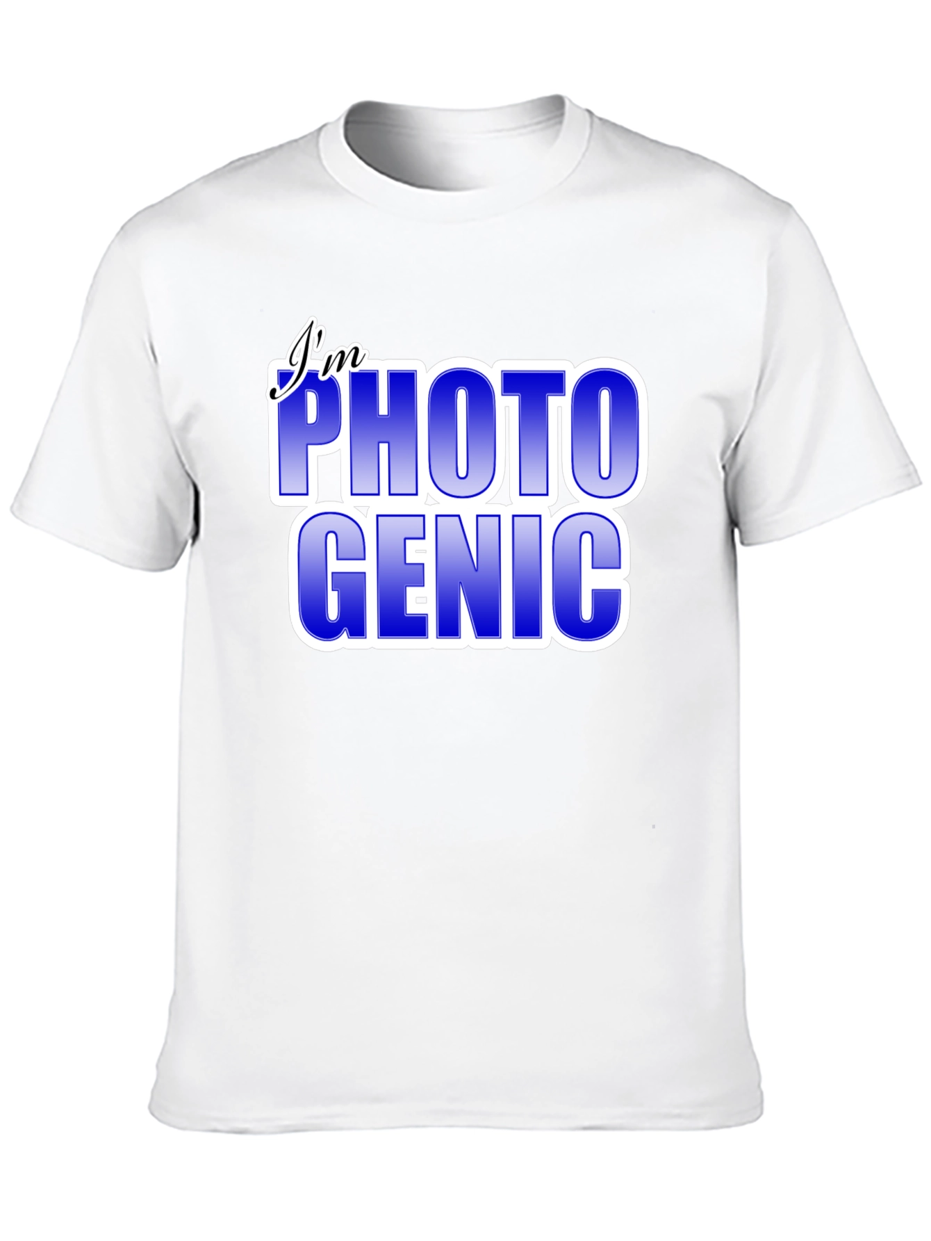 Im Photogenic Black T-Shirt