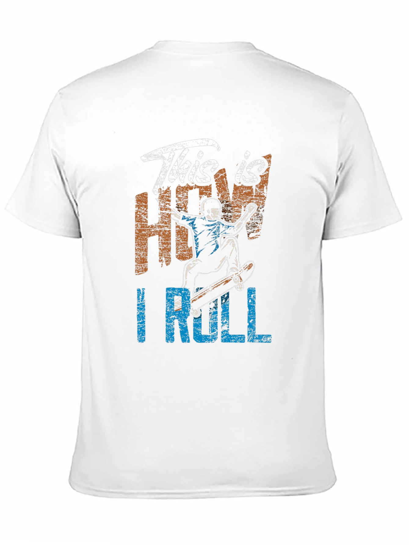 This is How I Roll Skateboarder Graphic Tee