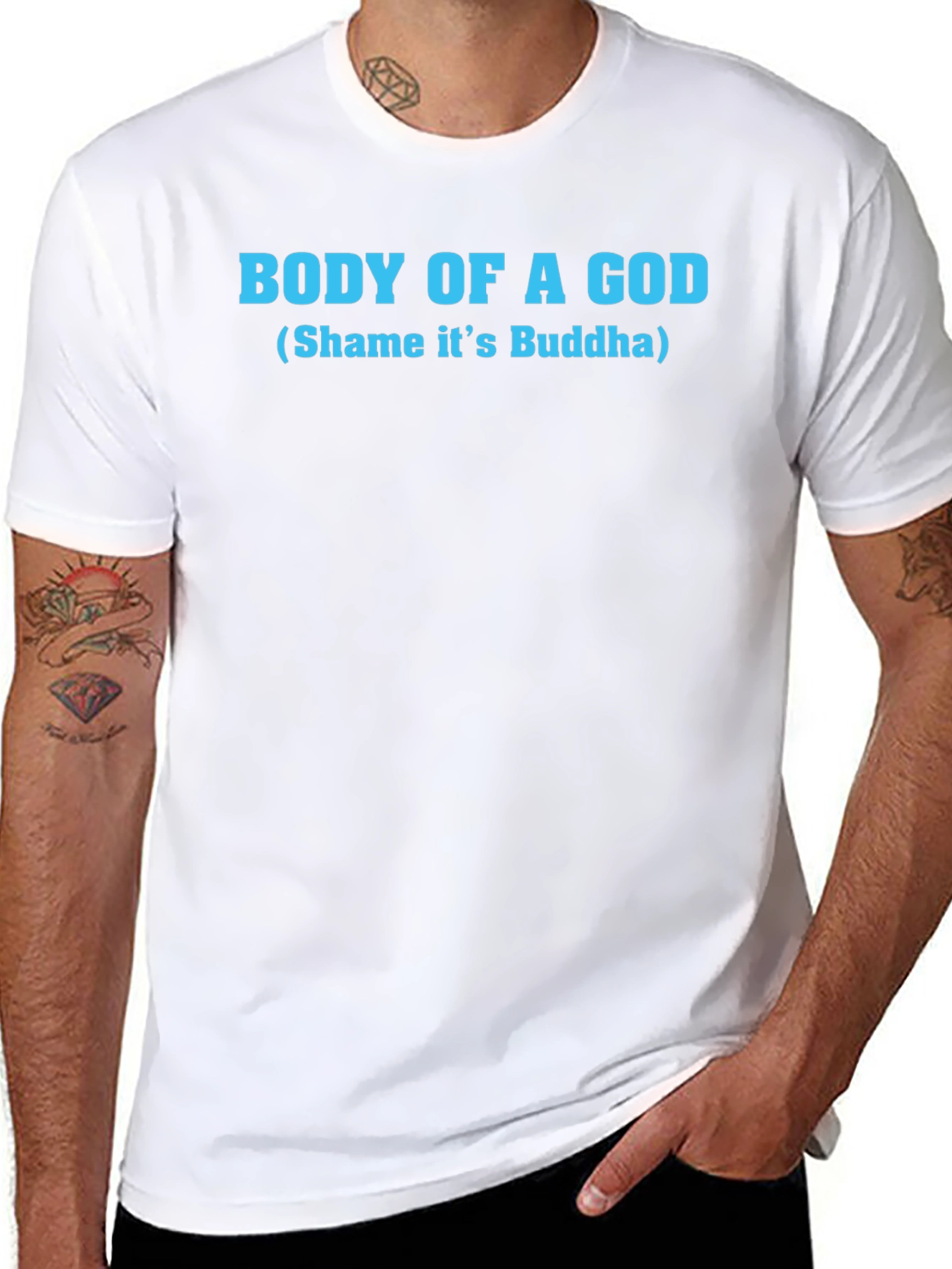 Body of a God Funny Mens T-Shirt