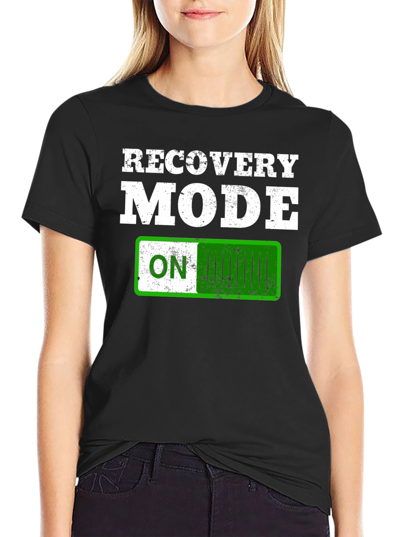 Recovery Mode ON T-Shirt - Funny Slogan Tee