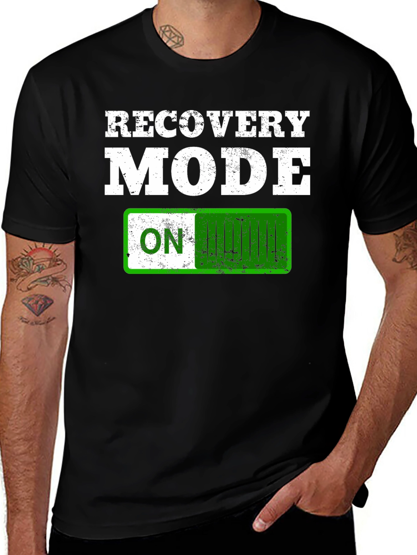 Recovery Mode ON T-Shirt - Funny Slogan Tee