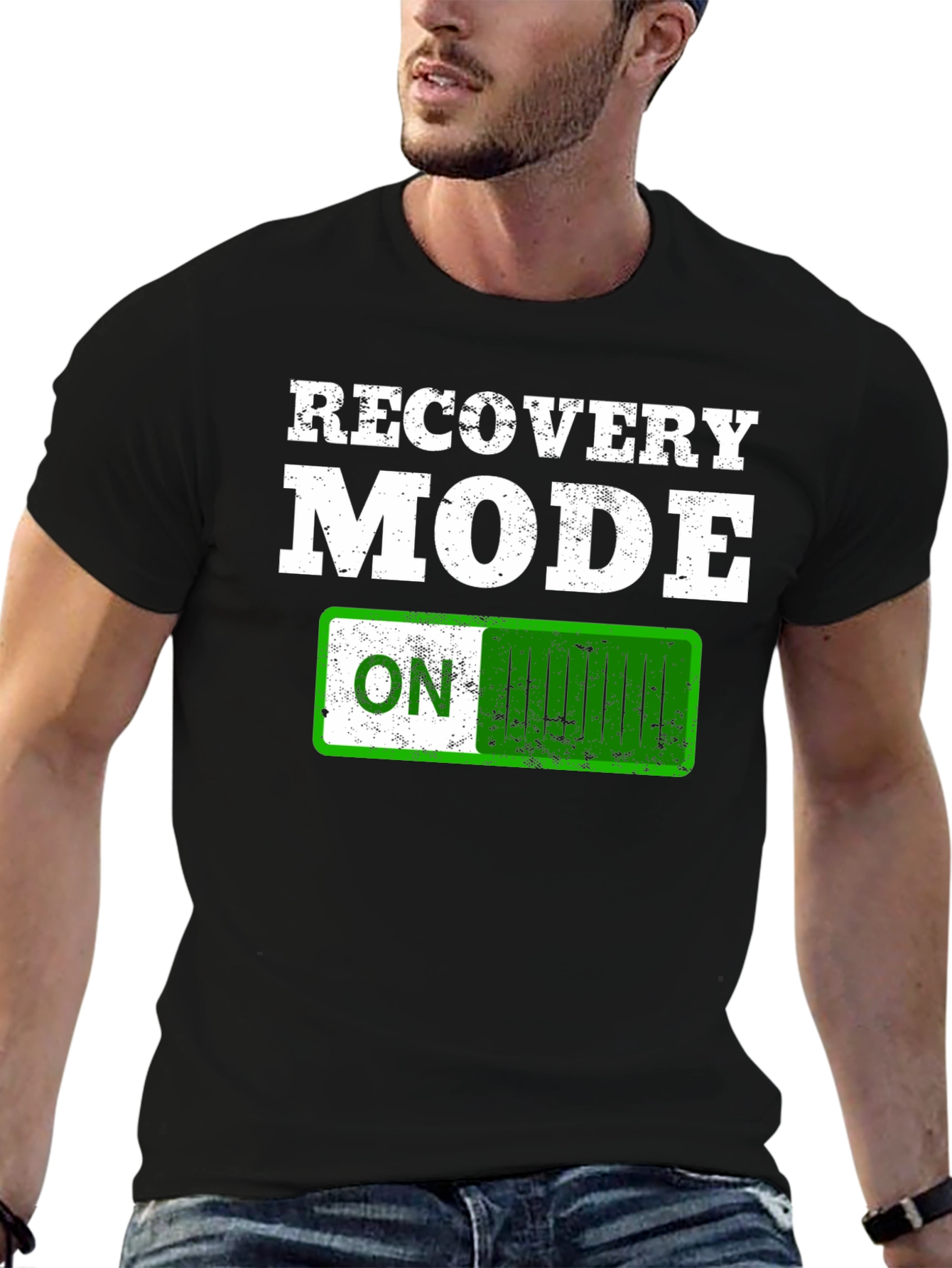 Recovery Mode ON T-Shirt - Funny Slogan Tee