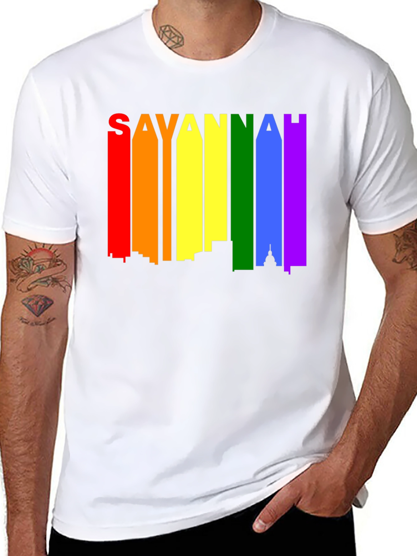 Savannah Pride LGBTQ+ T-Shirt - Black