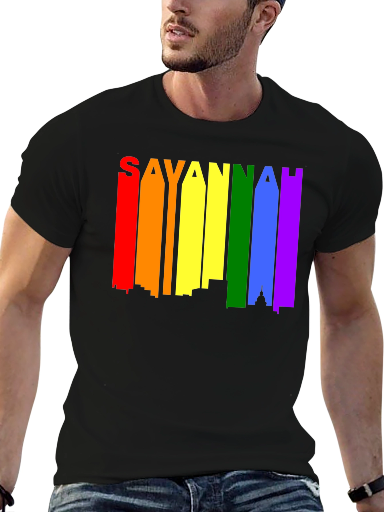 Savannah Pride LGBTQ+ T-Shirt - Black