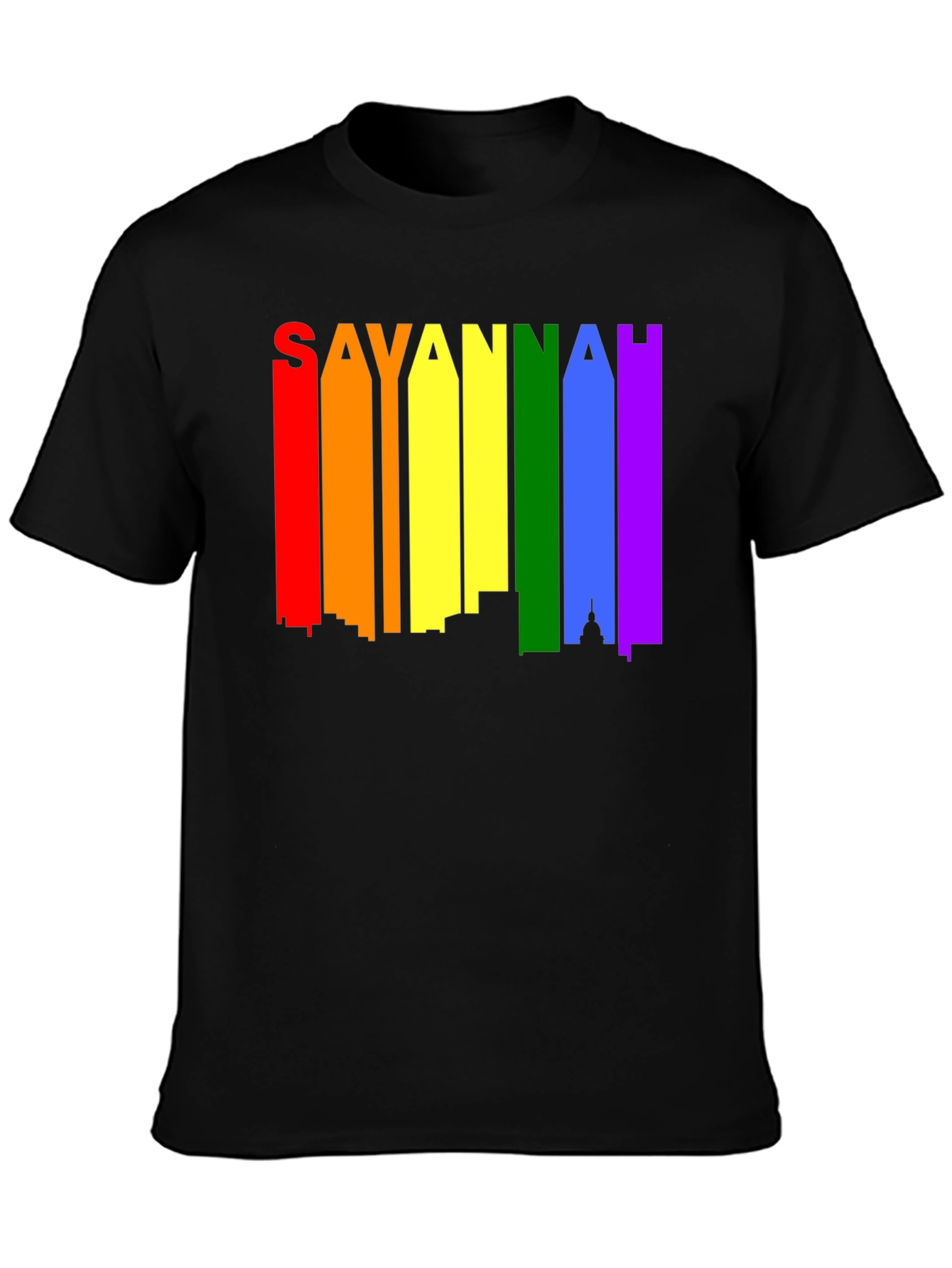 Savannah Pride LGBTQ+ T-Shirt - Black
