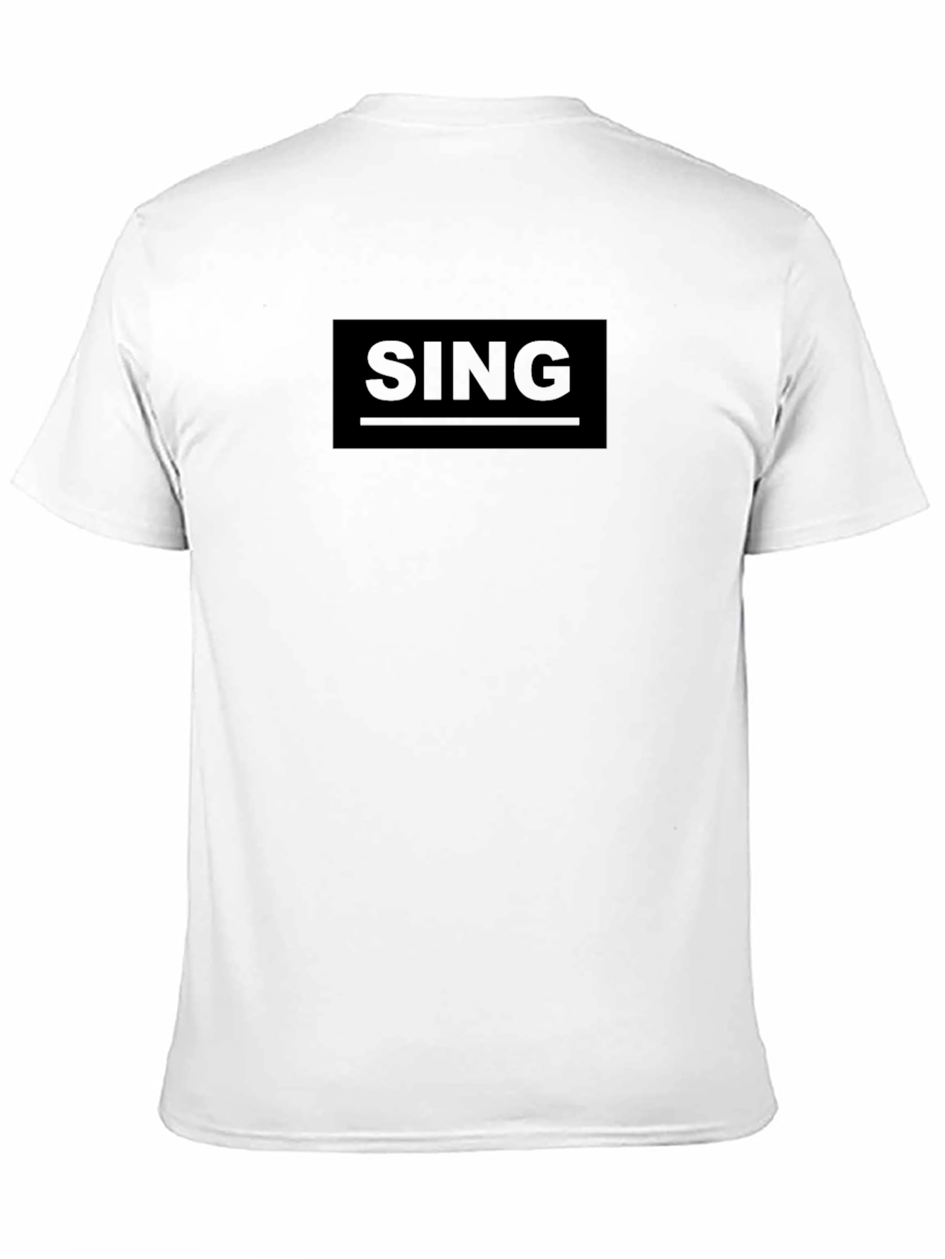 SING Graphic Tee - Black - Premium Quality Cotton