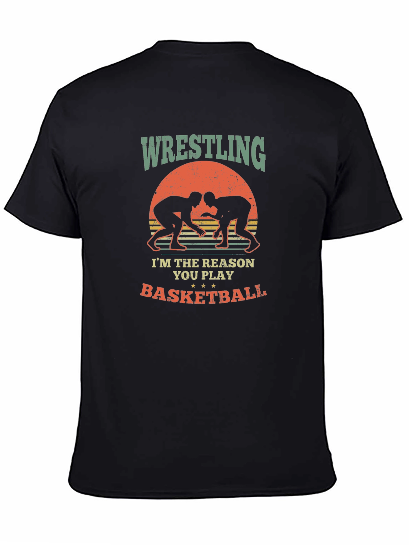 Wrestling Basketball Reason Graphic Tee