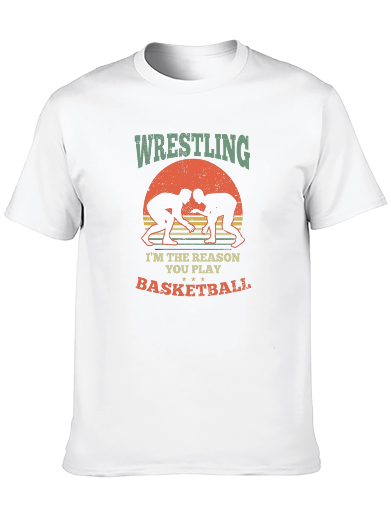 Wrestling Basketball Reason Graphic Tee