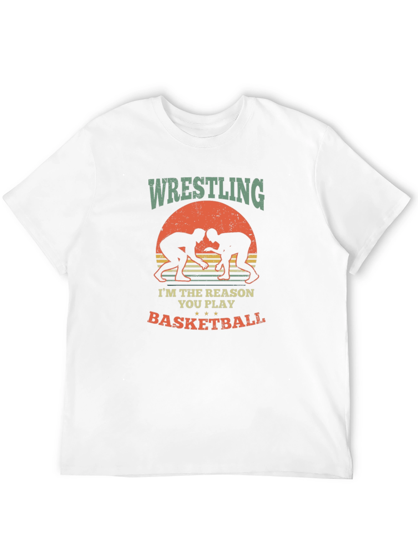 Wrestling Basketball Reason Graphic Tee
