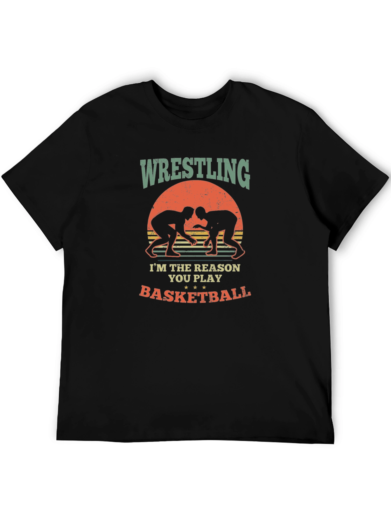 Wrestling Basketball Reason Graphic Tee