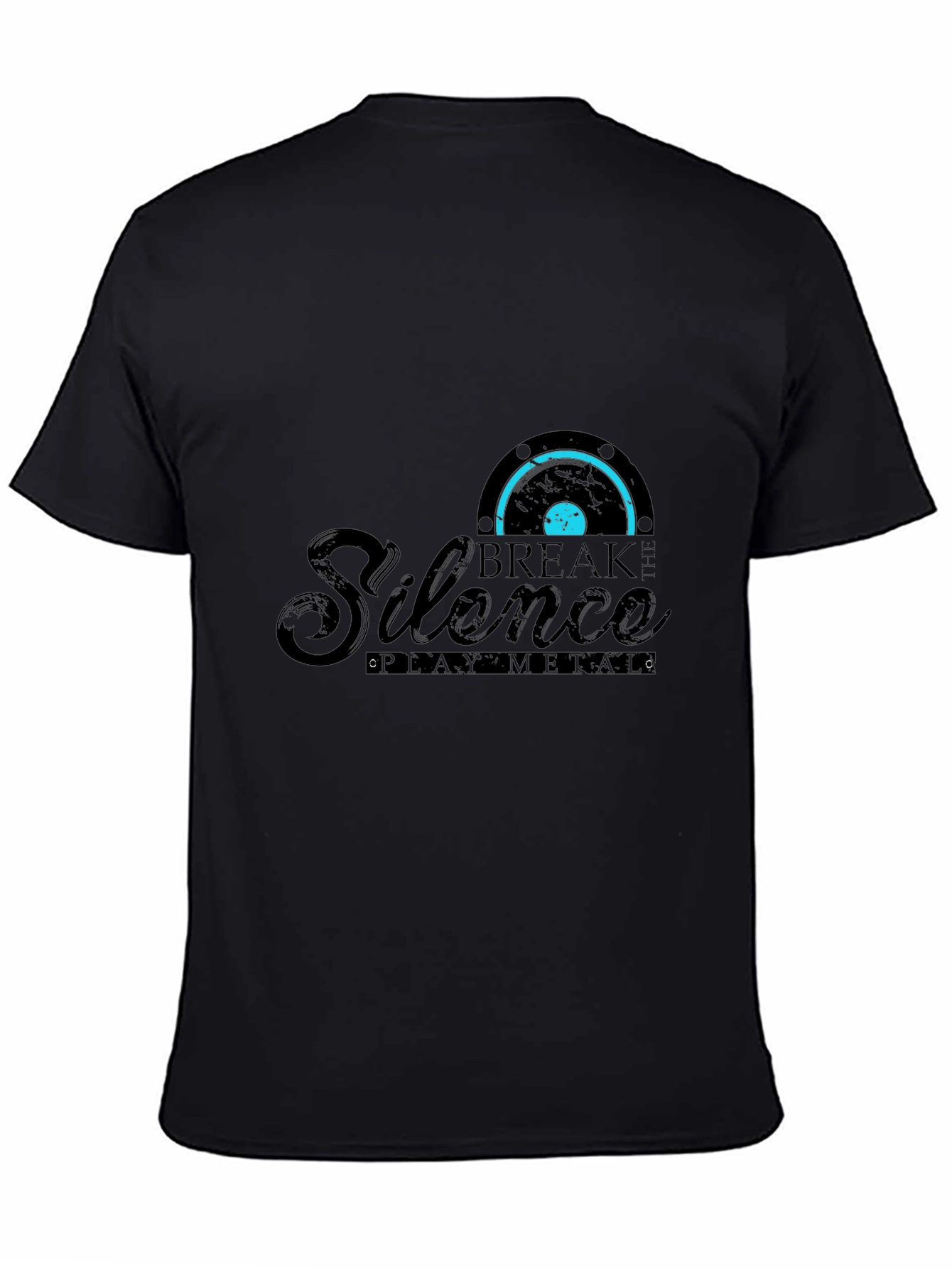 Break the Silence Black Graphic Tee