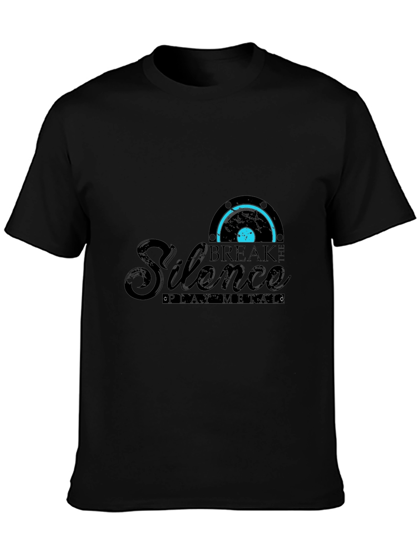 Break the Silence Black Graphic Tee