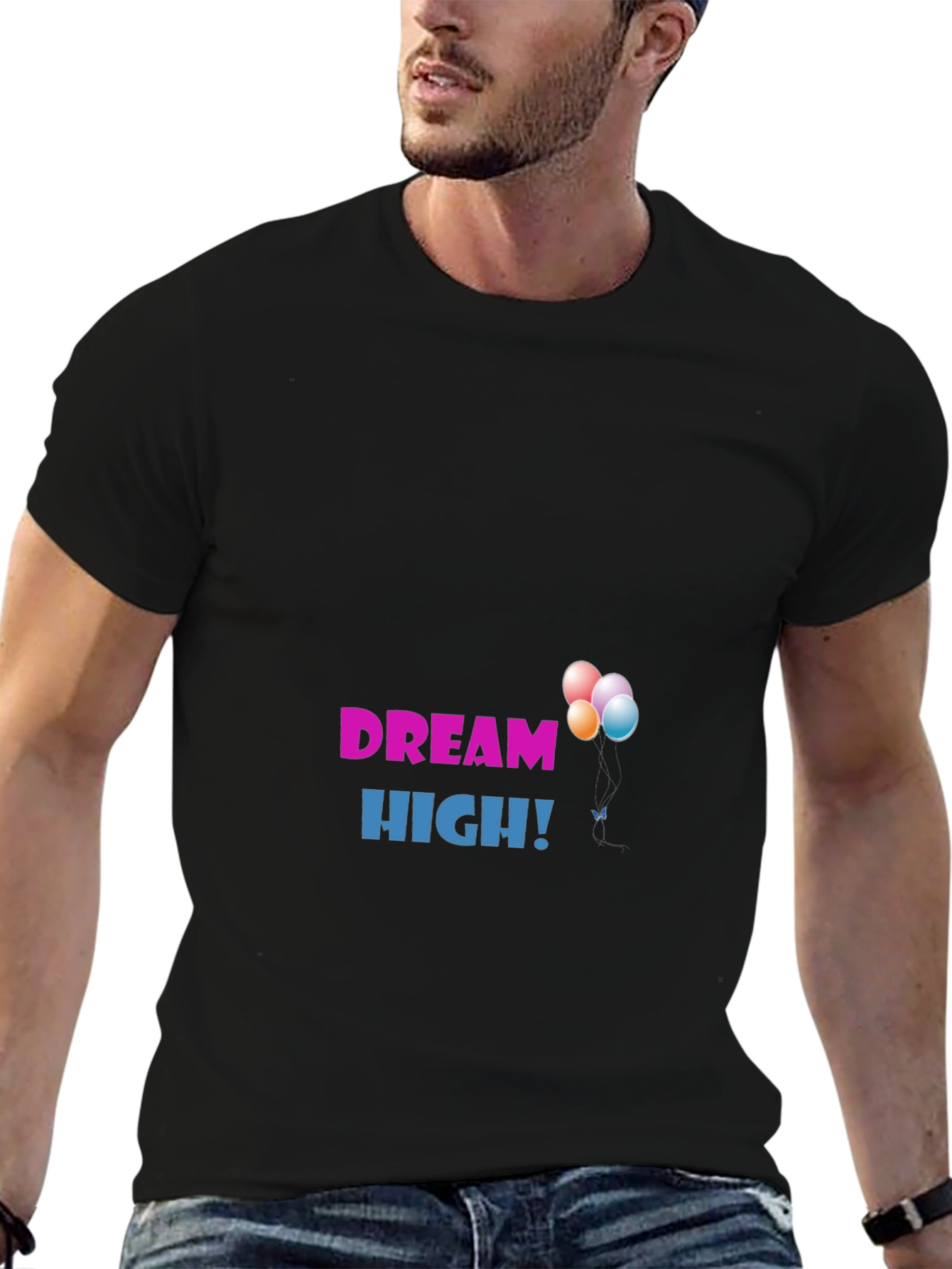 Dream High Graphic T-Shirt - Inspiring Daily Wear