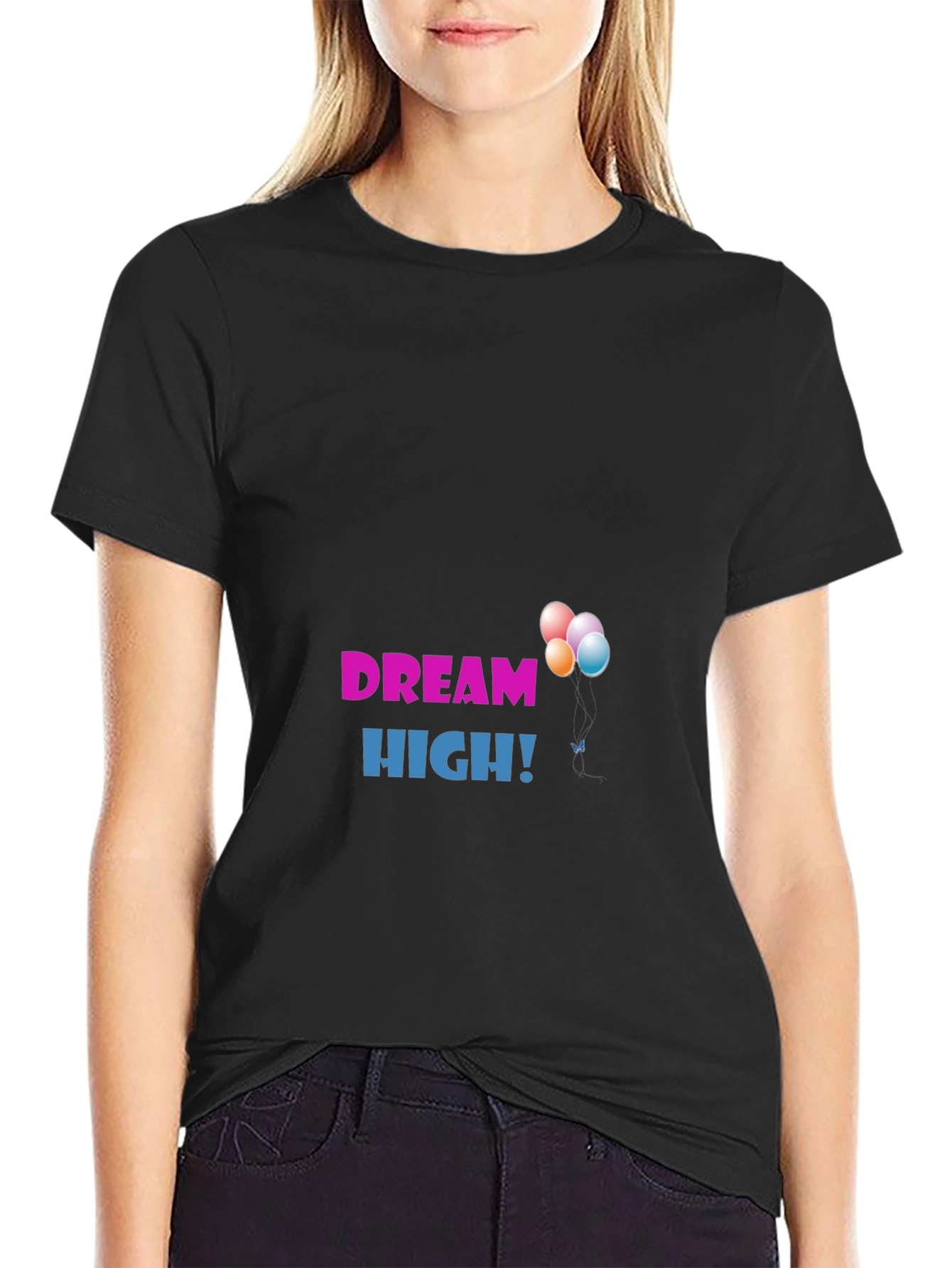 Dream High Graphic T-Shirt - Inspiring Daily Wear