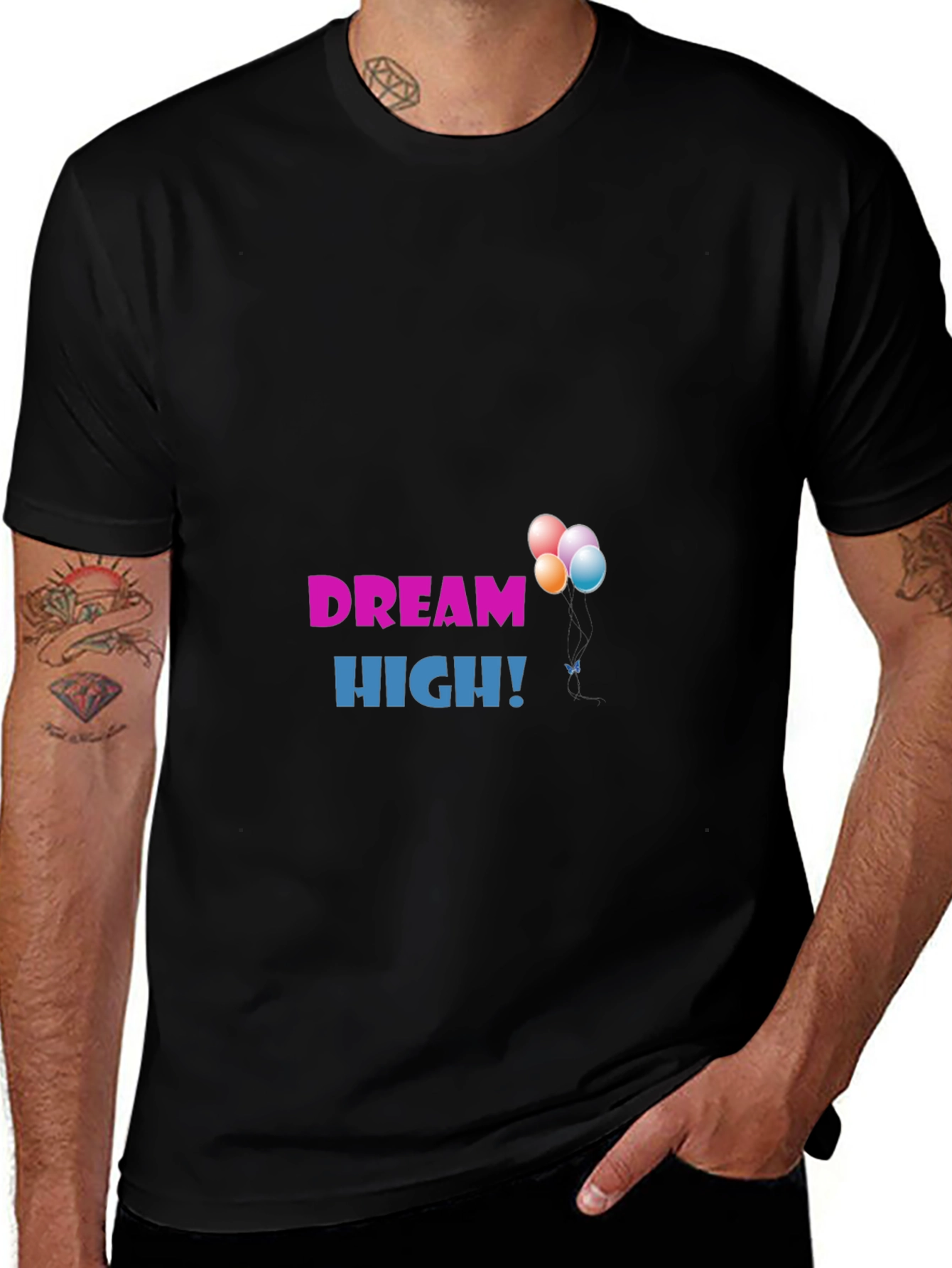 Dream High Graphic T-Shirt - Inspiring Daily Wear