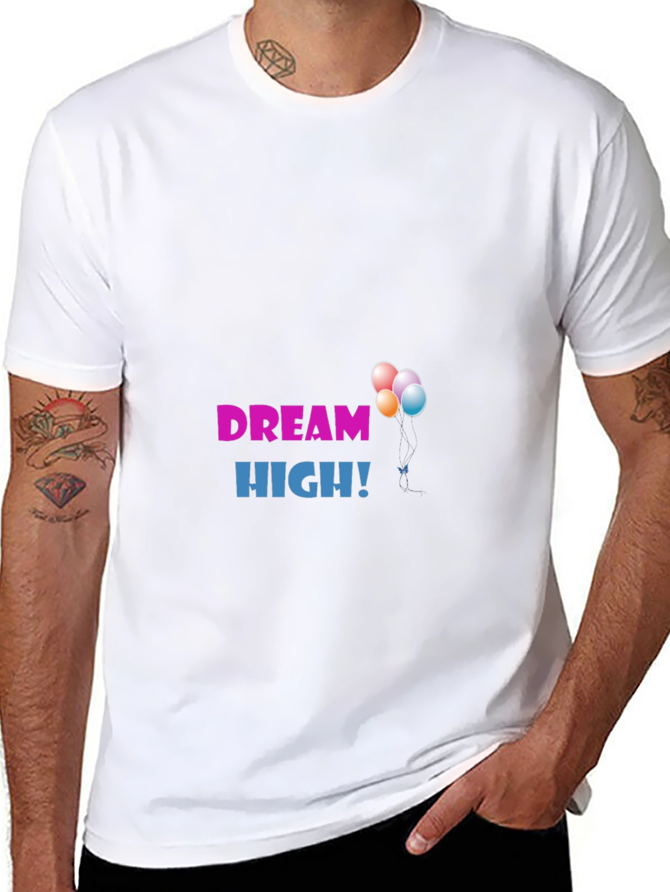 Dream High Graphic T-Shirt - Inspiring Daily Wear