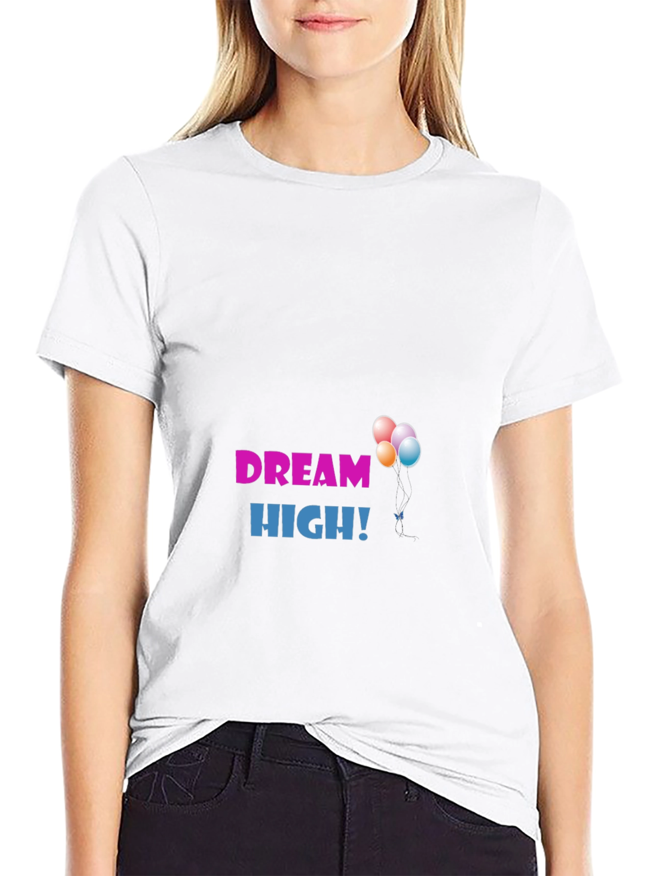 Dream High Graphic T-Shirt - Inspiring Daily Wear