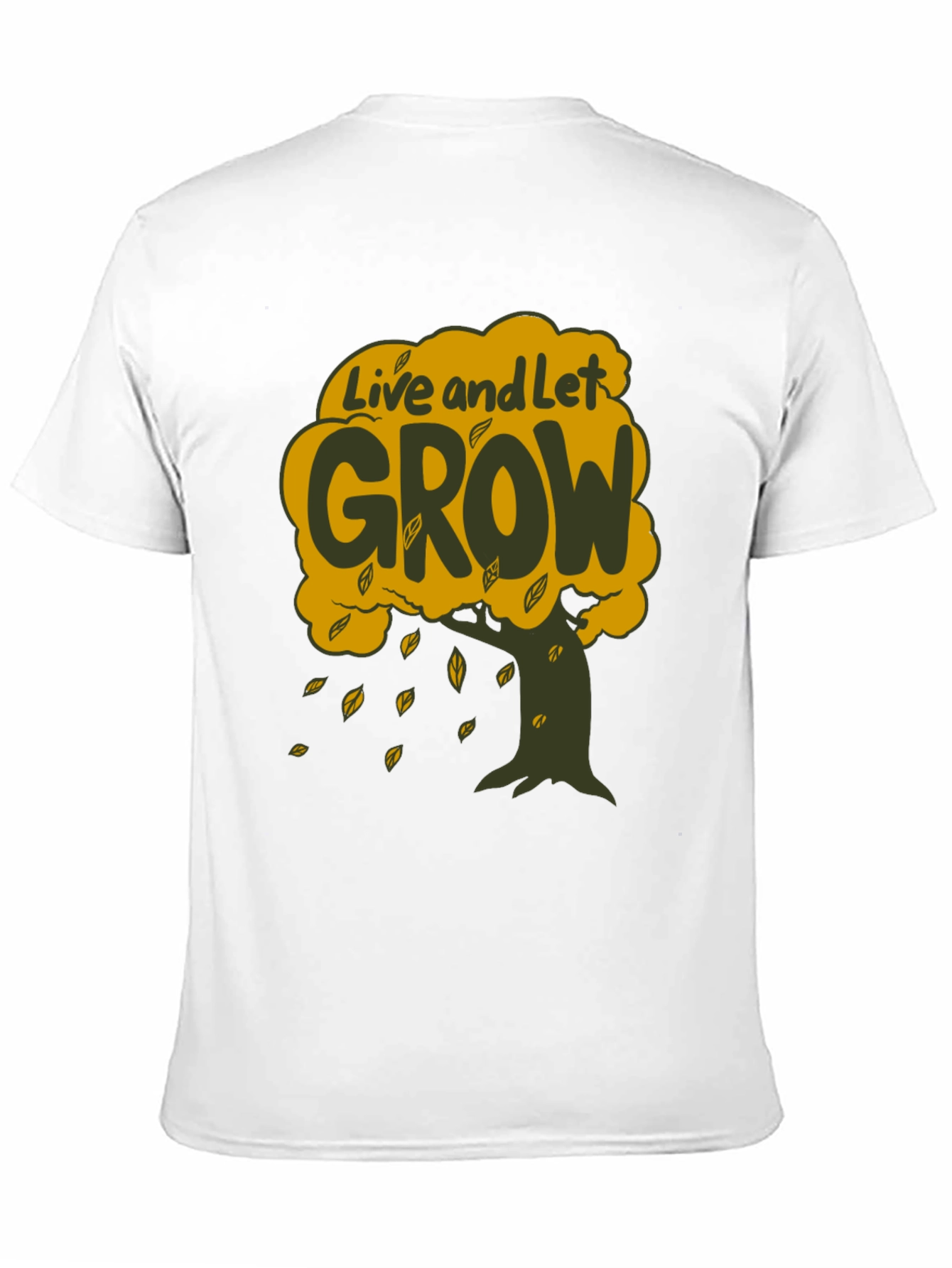 Live and Let Grow T-Shirt - Tree Graphic Tee