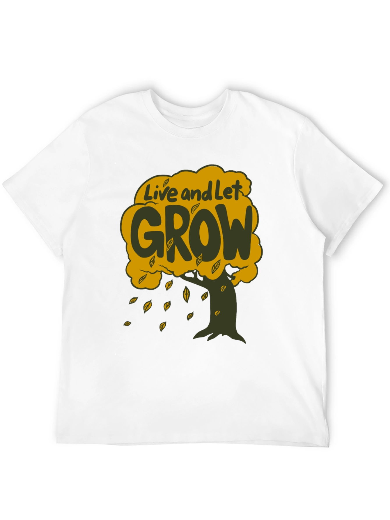 Live and Let Grow T-Shirt - Tree Graphic Tee