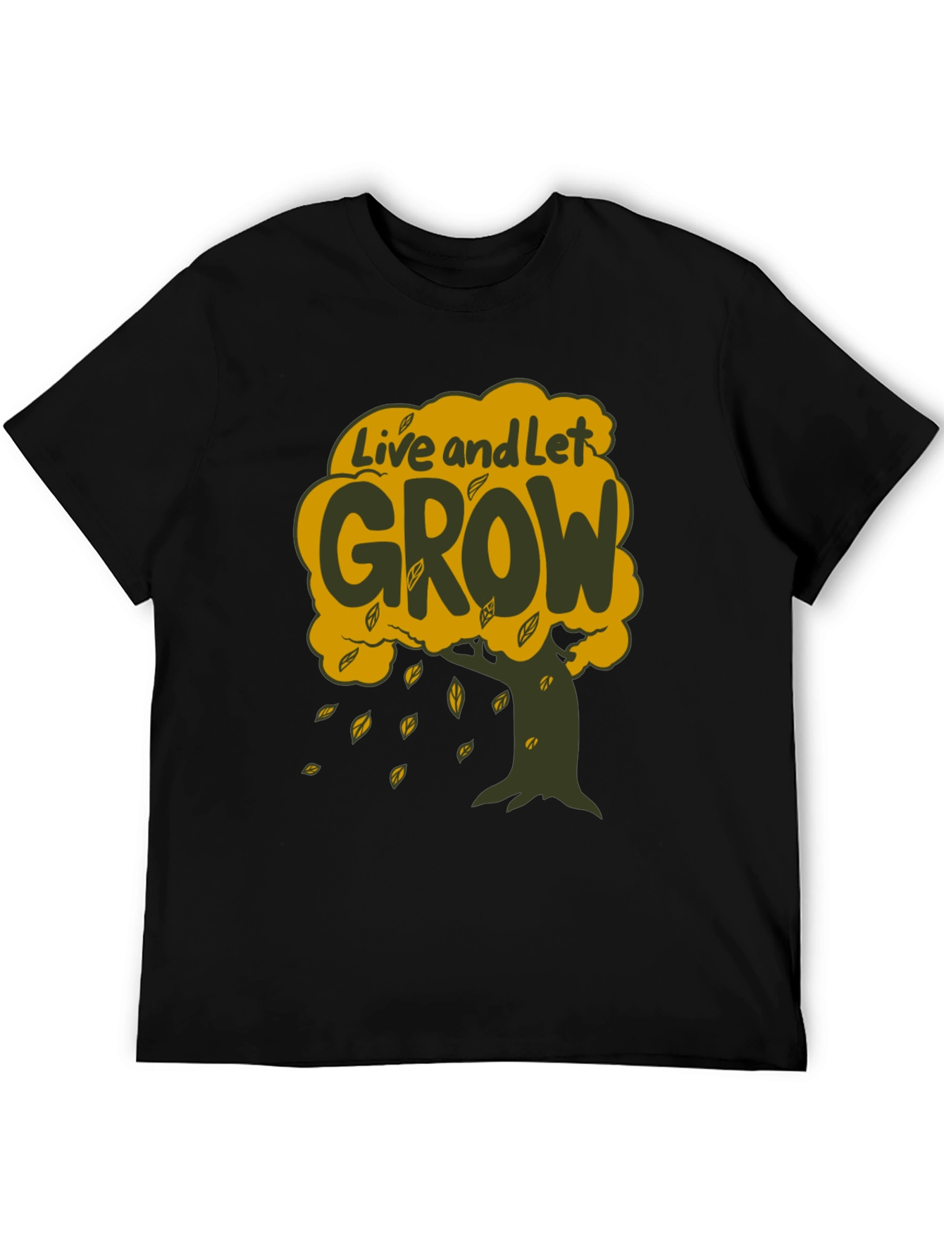 Live and Let Grow T-Shirt - Tree Graphic Tee