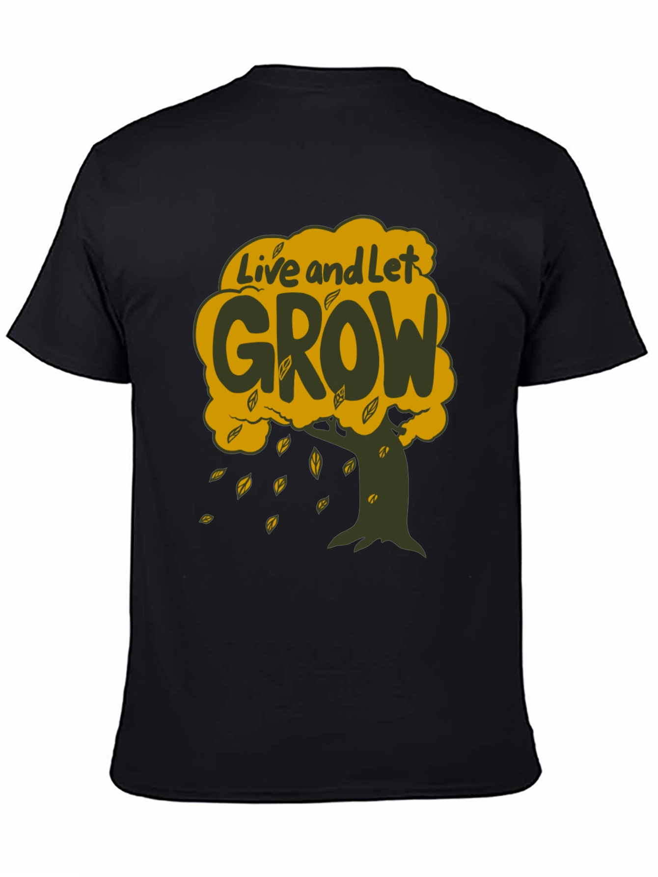 Live and Let Grow T-Shirt - Tree Graphic Tee