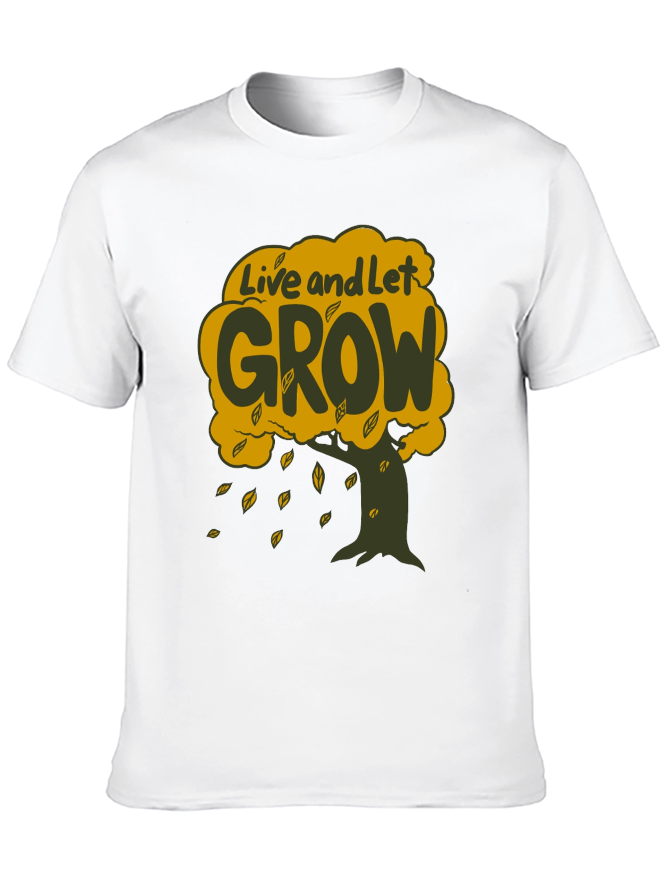 Live and Let Grow T-Shirt - Tree Graphic Tee