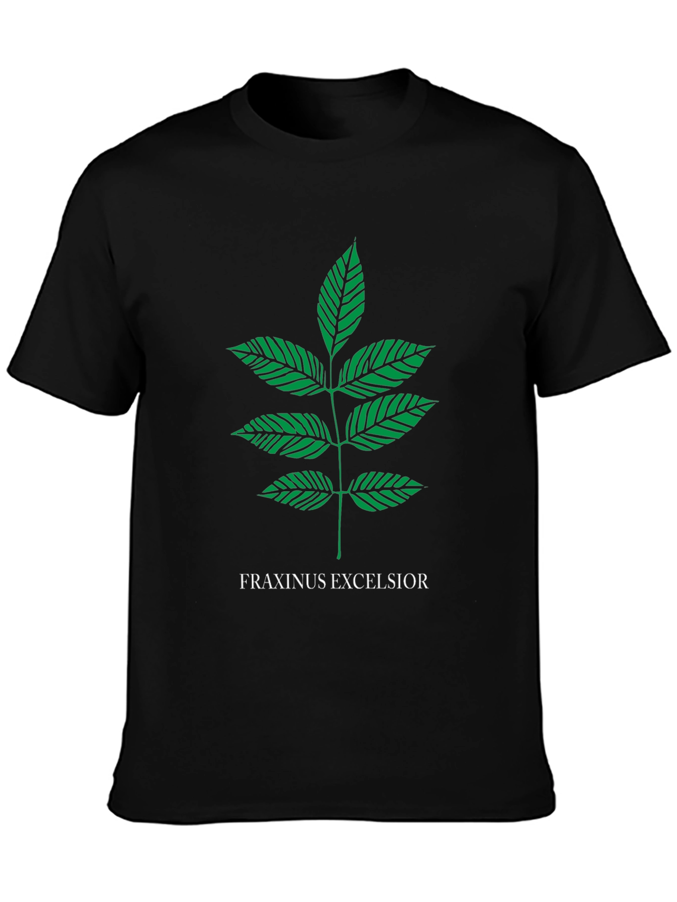 Fraxinus Excelsior T-Shirt - Botanical Tree Leaf Tee