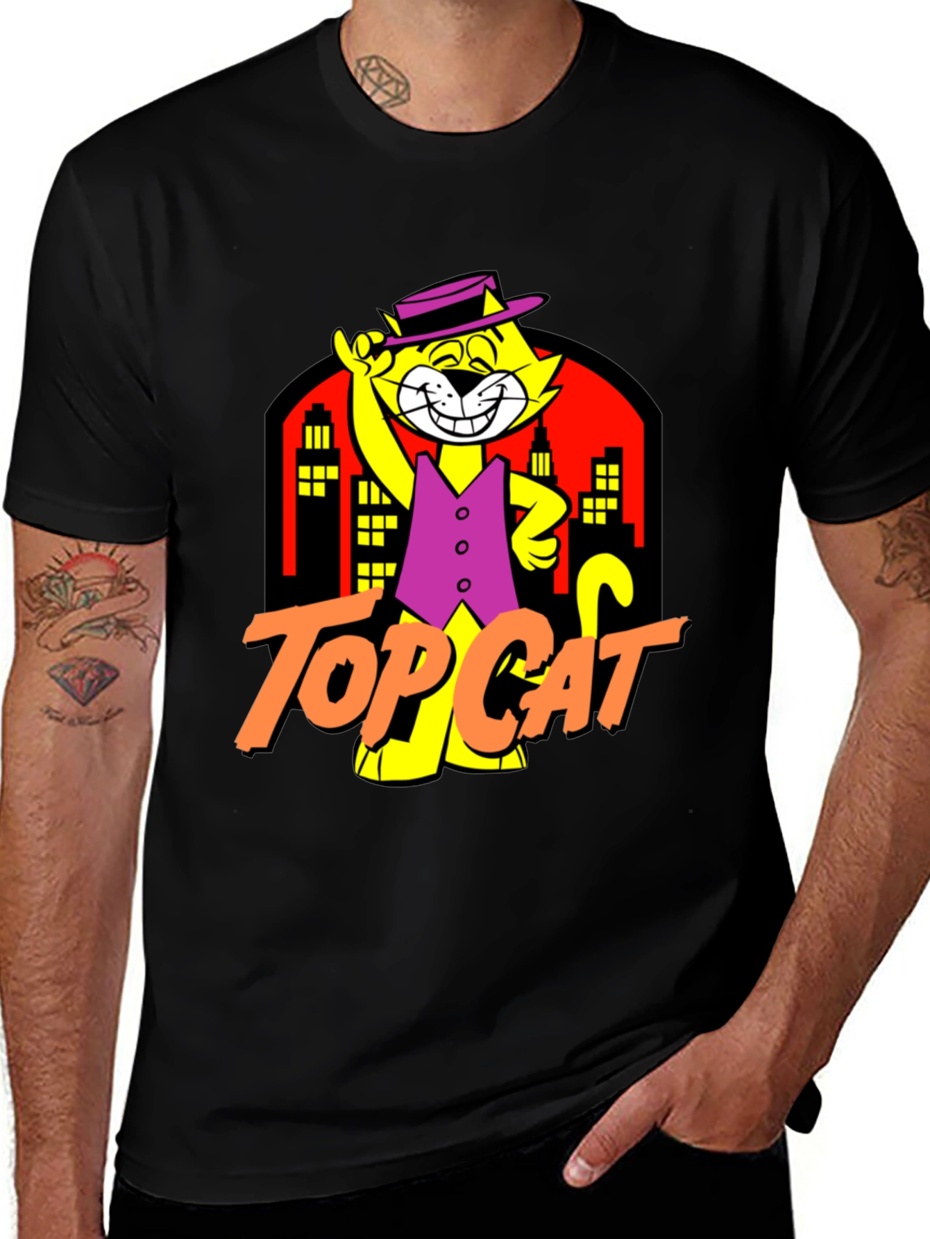 Top Cat T-Shirt - Classic Cartoon Tee